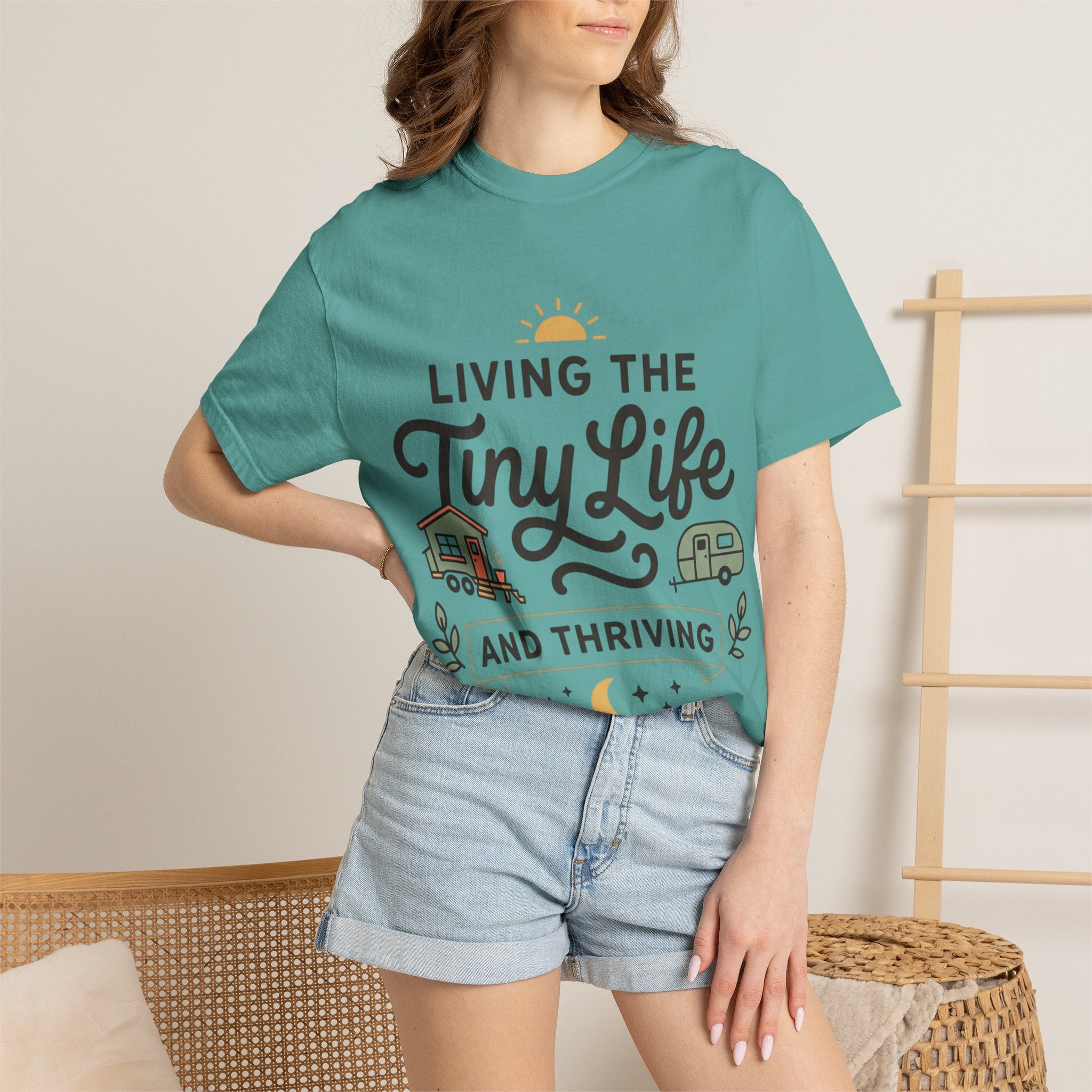 Living the tiny life and thriving Dyed T-shirt