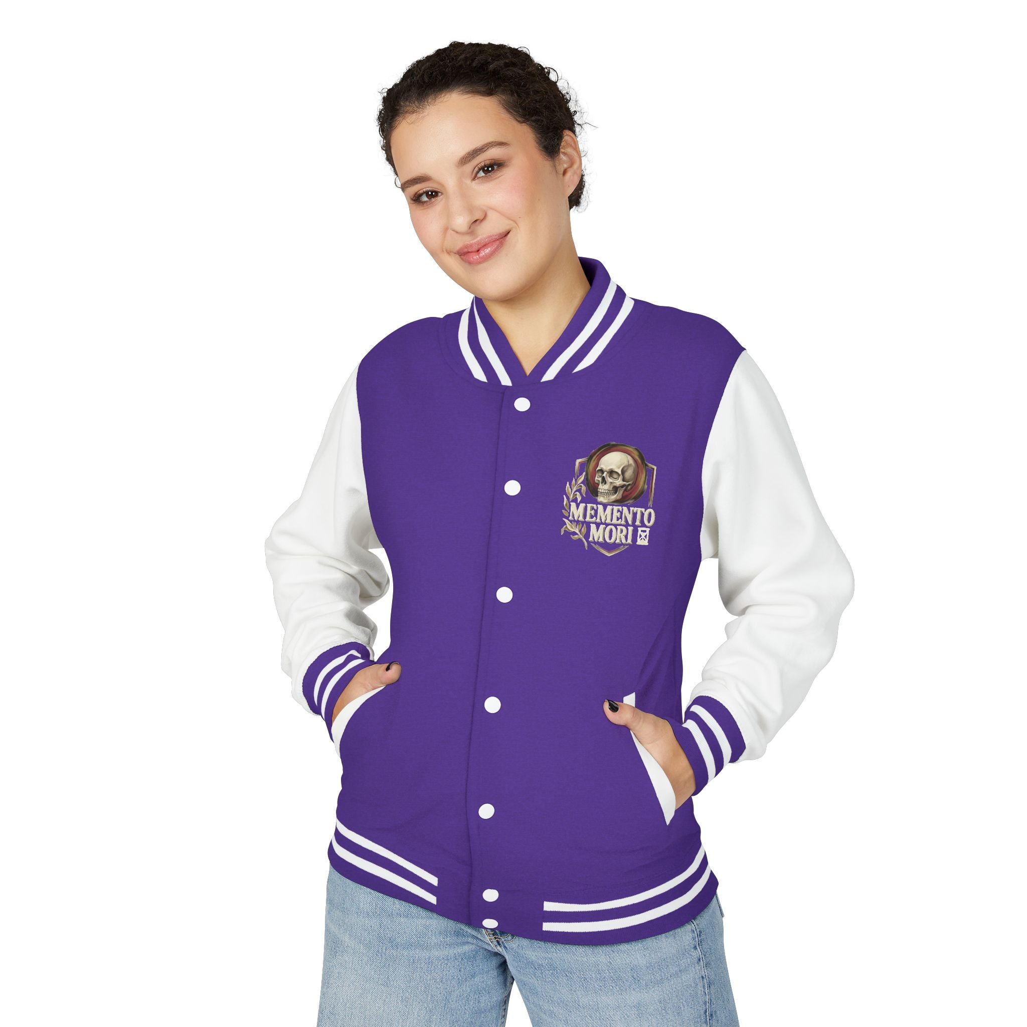 MOMENTO MORI Heavyweight Letterman Jacket