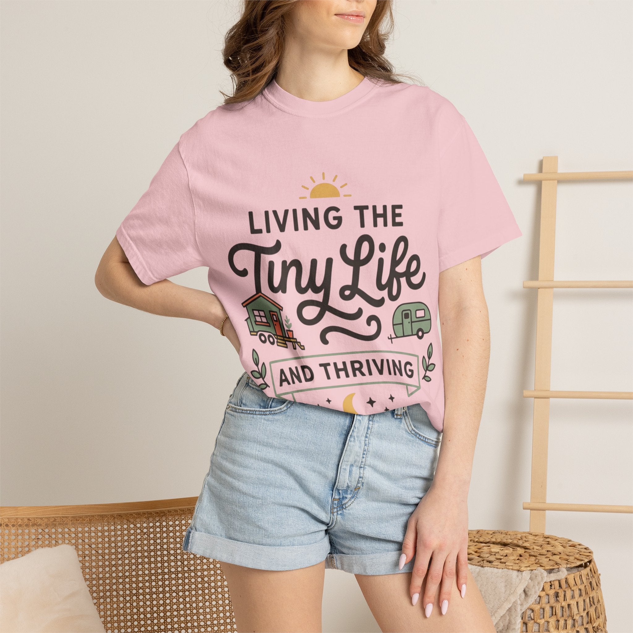 Living the tiny life and thriving Dyed T-shirt