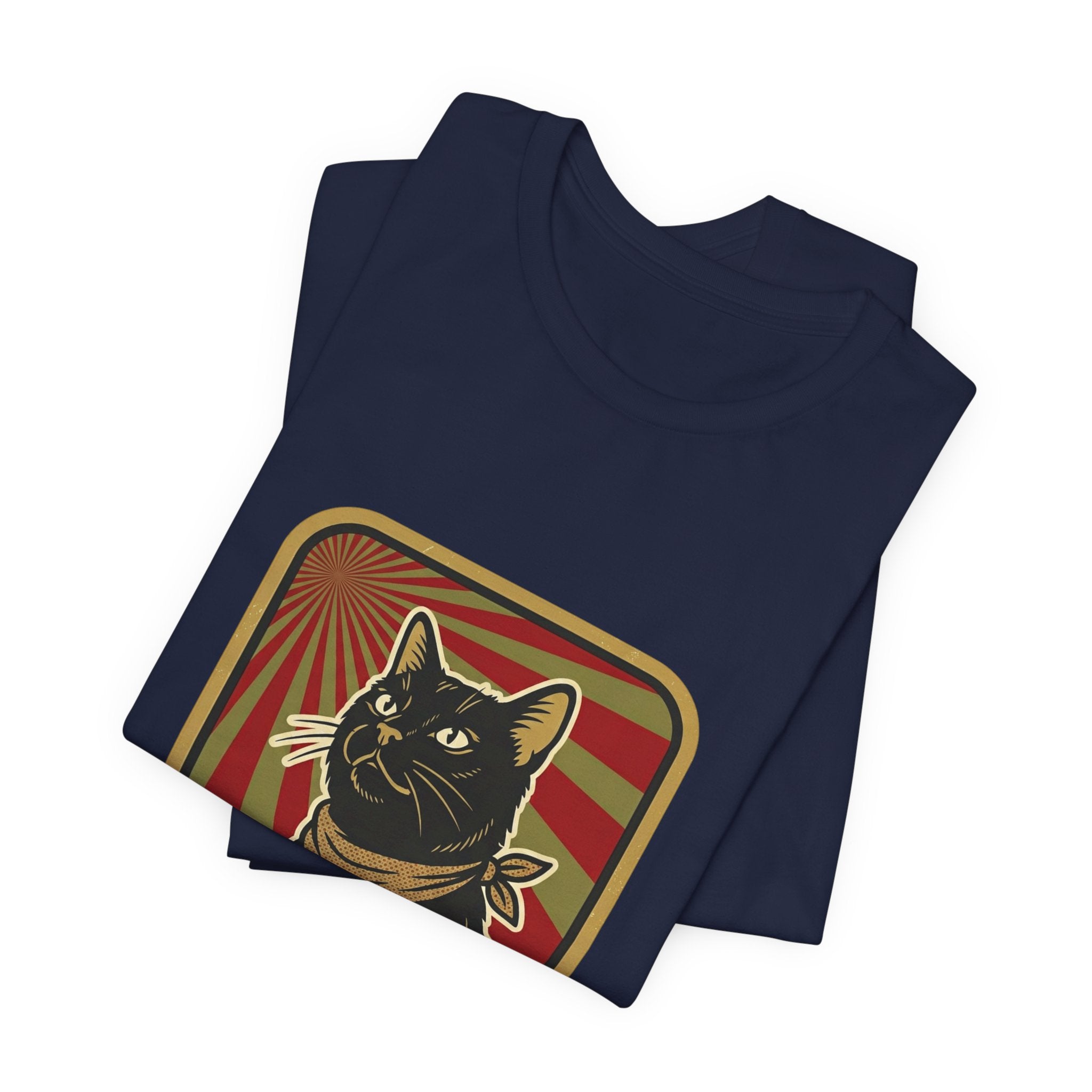 Cats Against Authoritarians T‑Shirt | Progressive Political Statement, Retro Protest Art