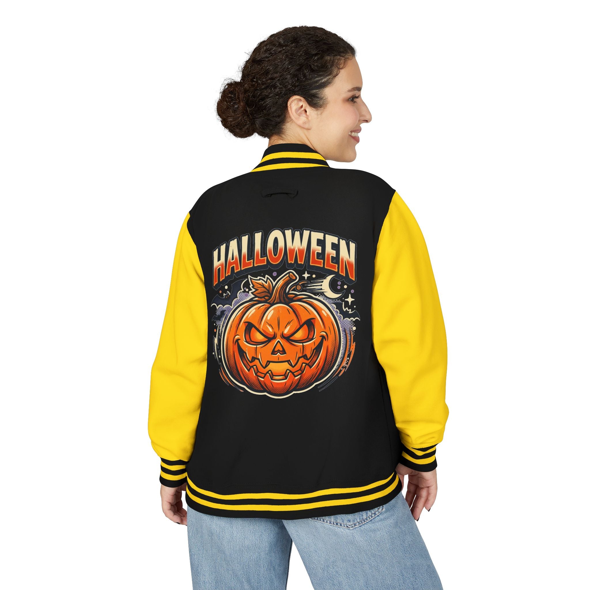SNATCHED AND CARRY CO HALLOWEEN Letterman Jacket