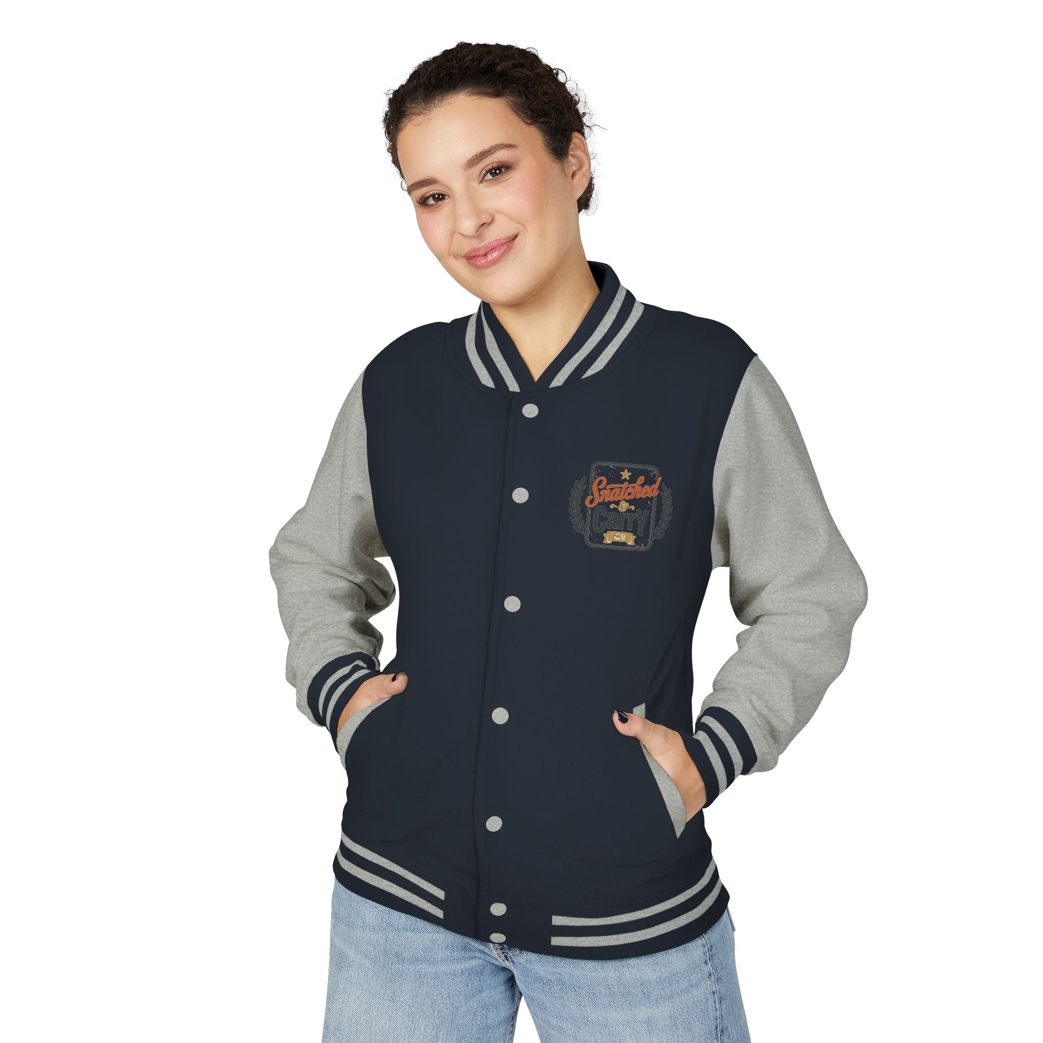 SNATCHED AND CARRY CO HALLOWEEN Letterman Jacket