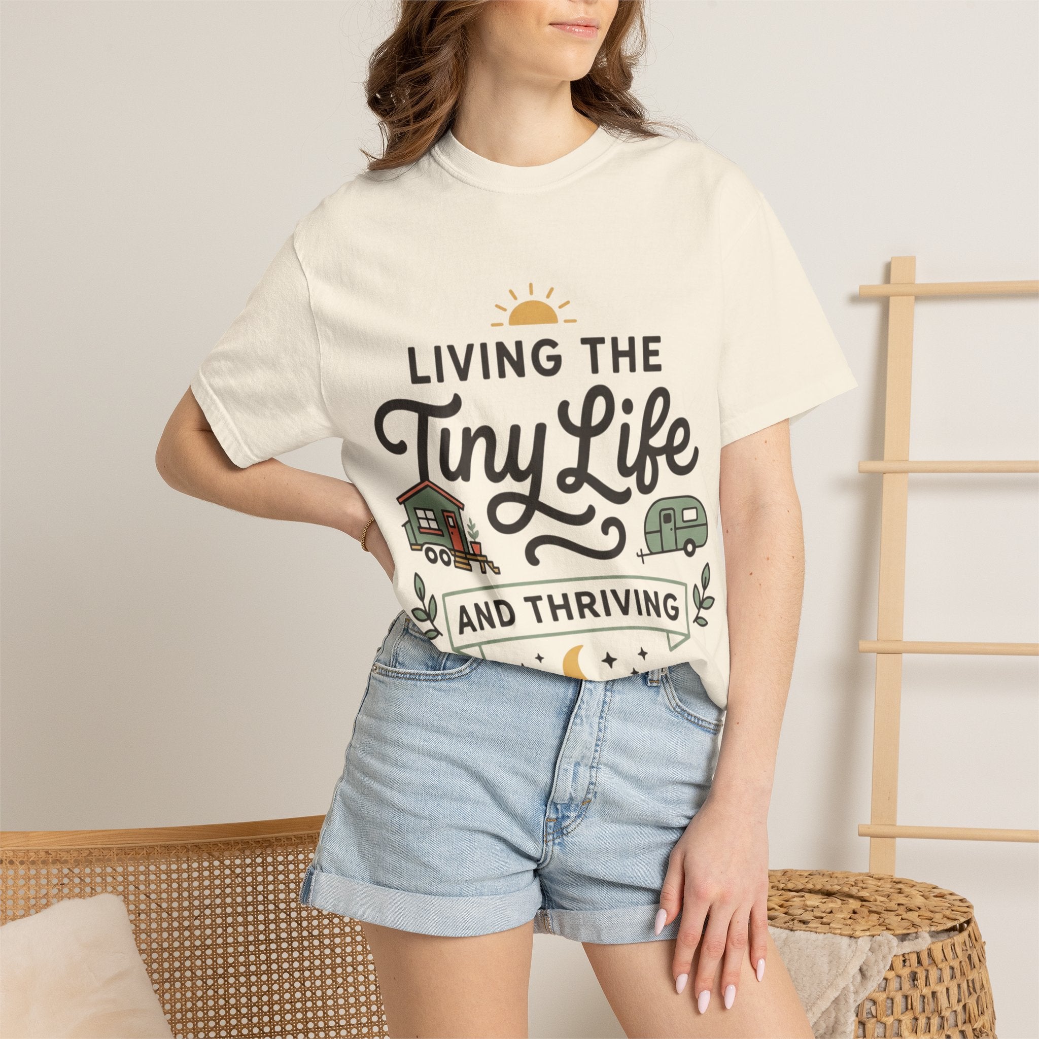 Living the tiny life and thriving Dyed T-shirt
