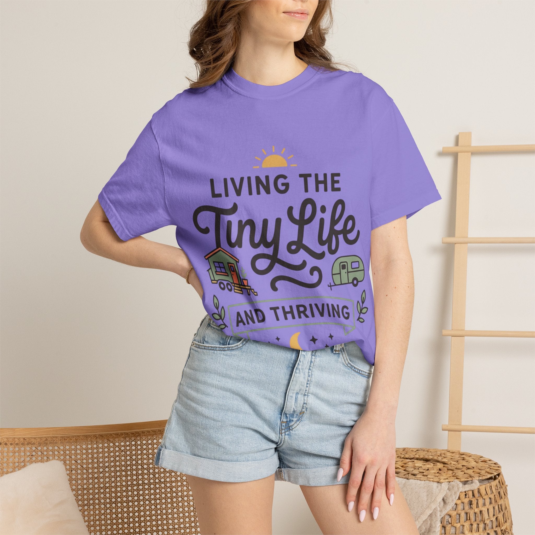 Living the tiny life and thriving Dyed T-shirt