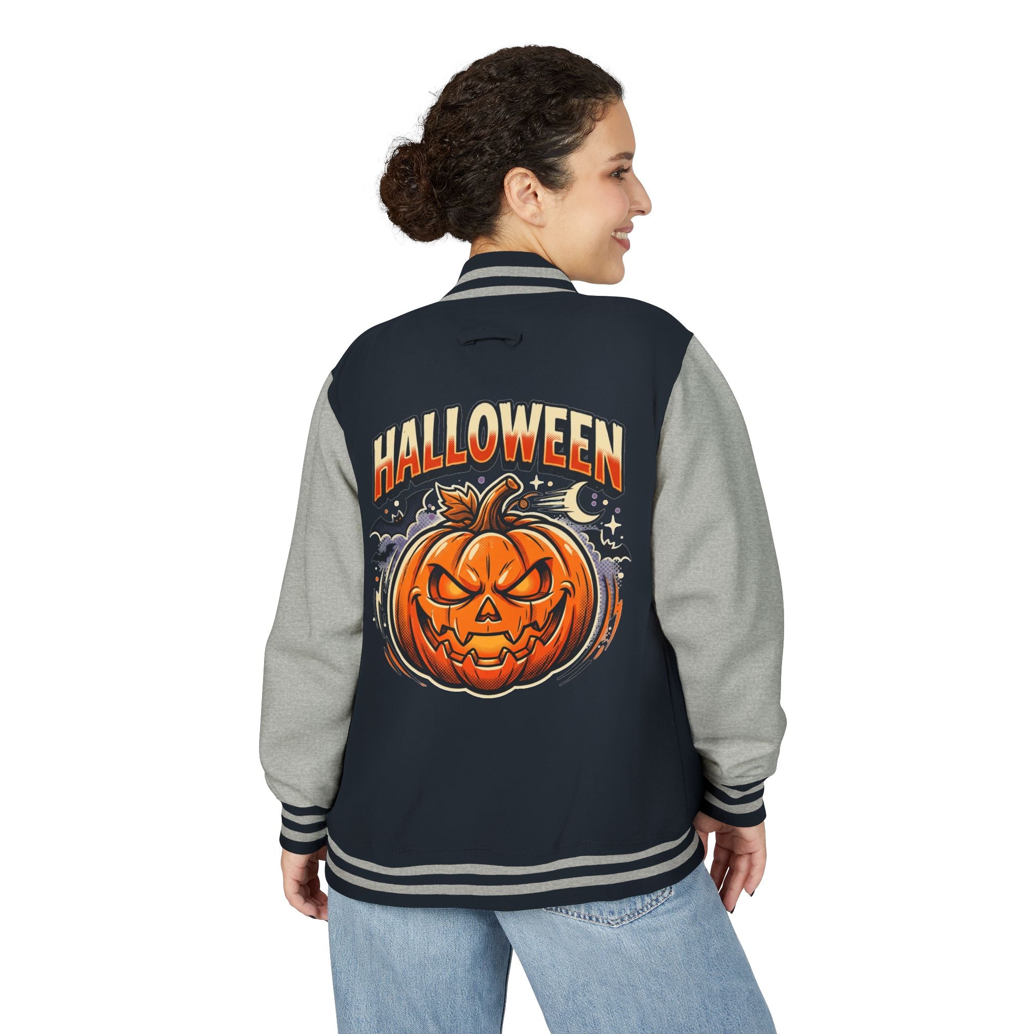 SNATCHED AND CARRY CO HALLOWEEN Letterman Jacket
