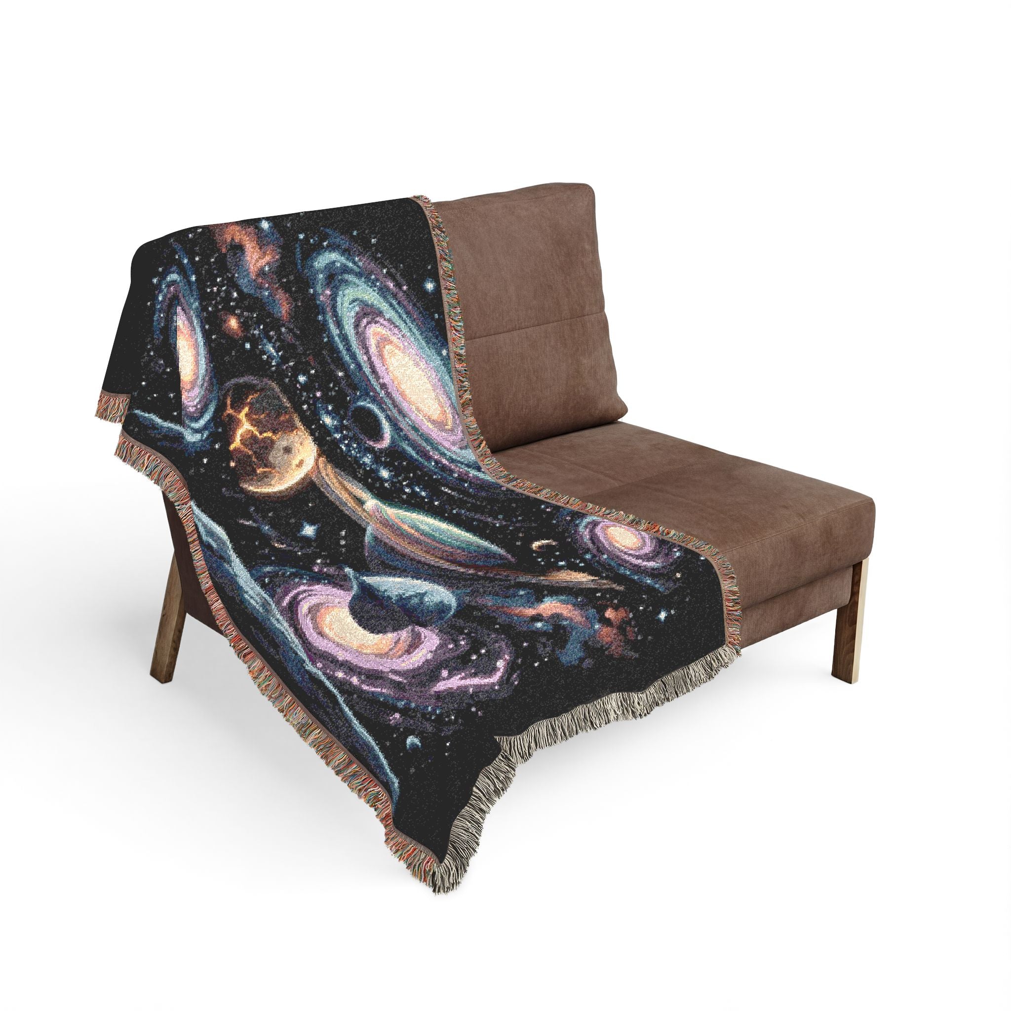 GALAXIES Woven Blanket