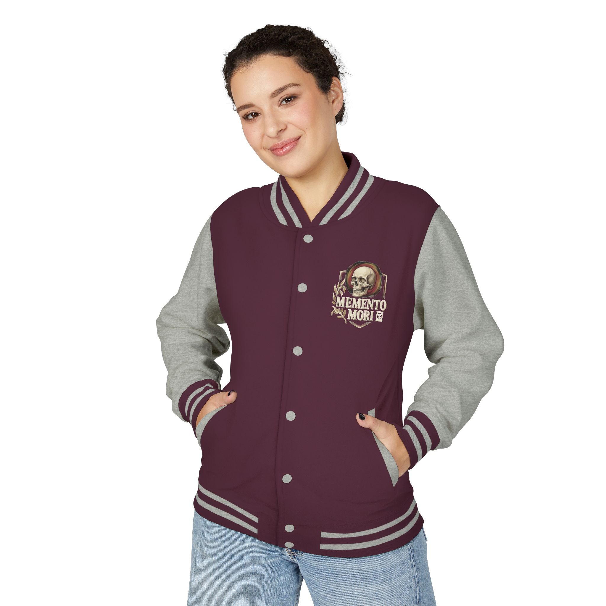 MOMENTO MORI Heavyweight Letterman Jacket