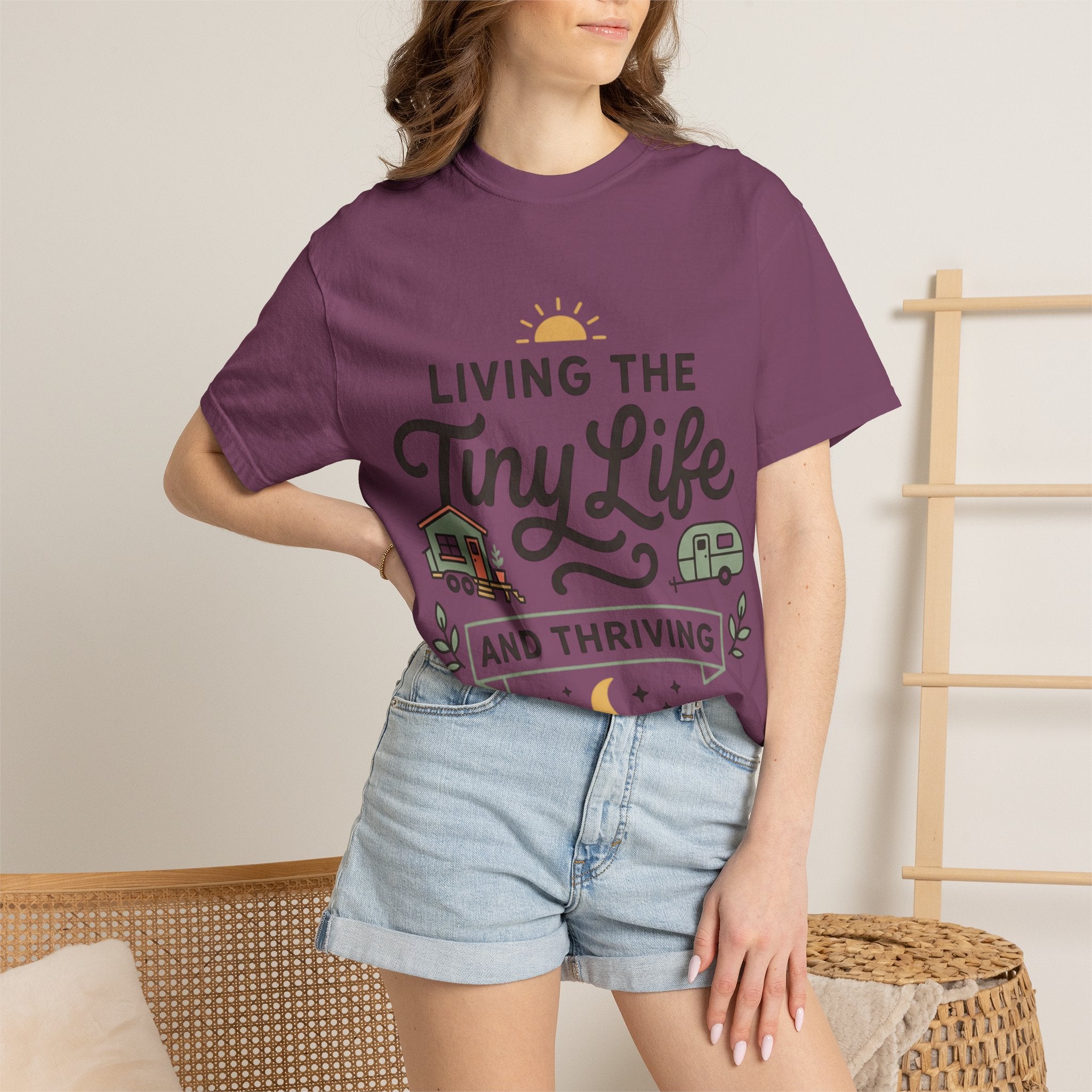 Living the tiny life and thriving Dyed T-shirt