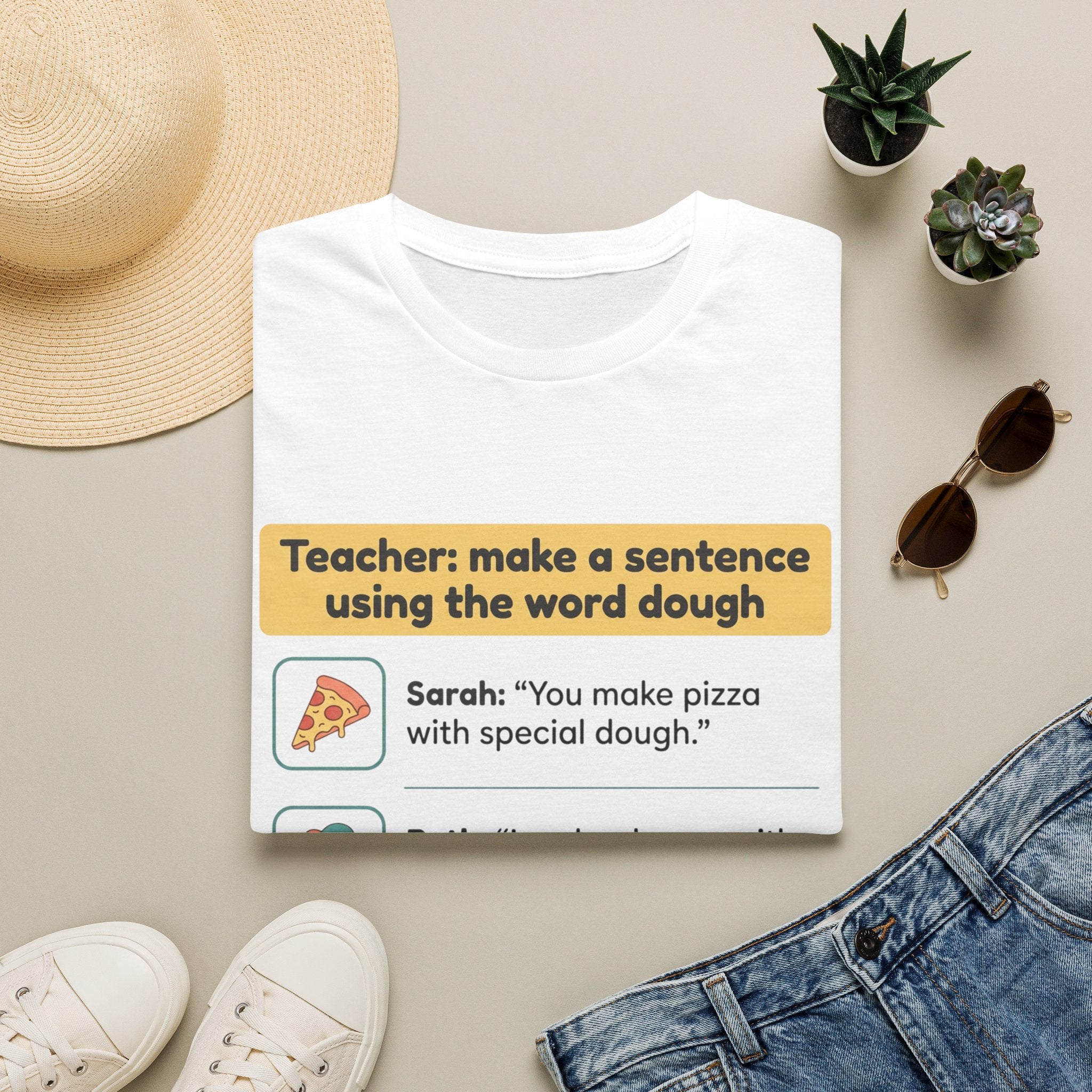 Teacher make a sentence T-shirt