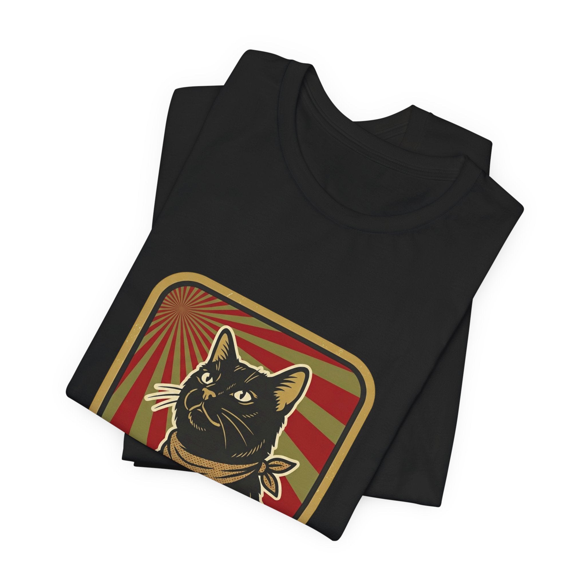 Cats Against Authoritarians T‑Shirt | Progressive Political Statement, Retro Protest Art