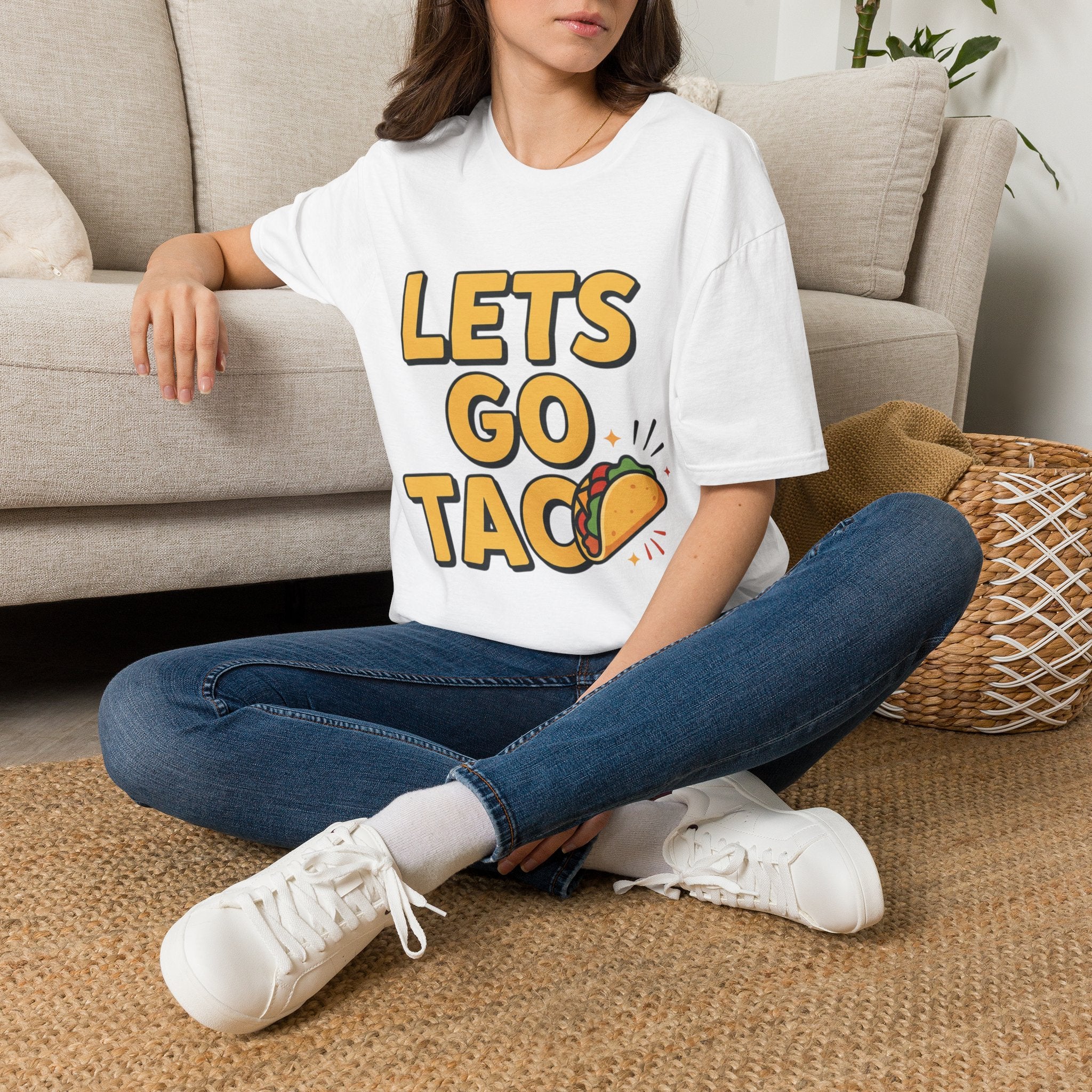Let’s go taco single sided T-Shirt