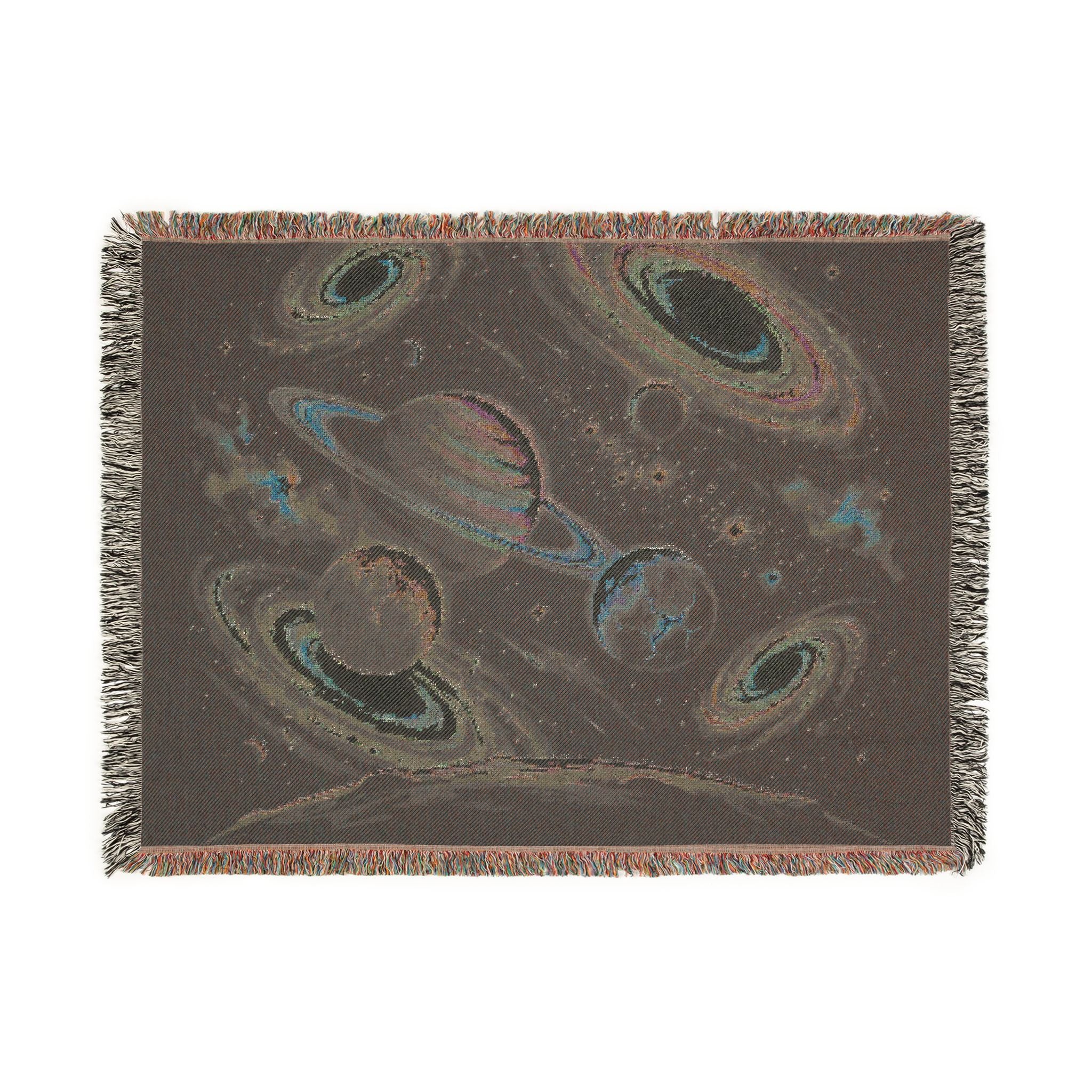 GALAXIES Woven Blanket