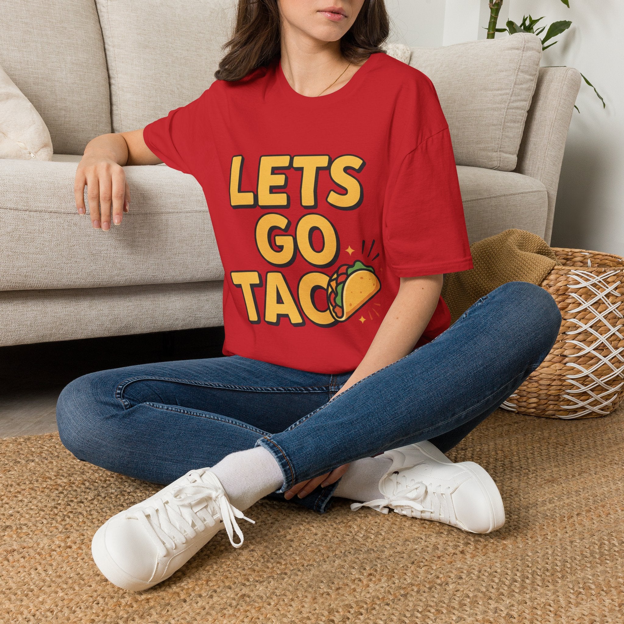 Let’s go taco single sided T-Shirt