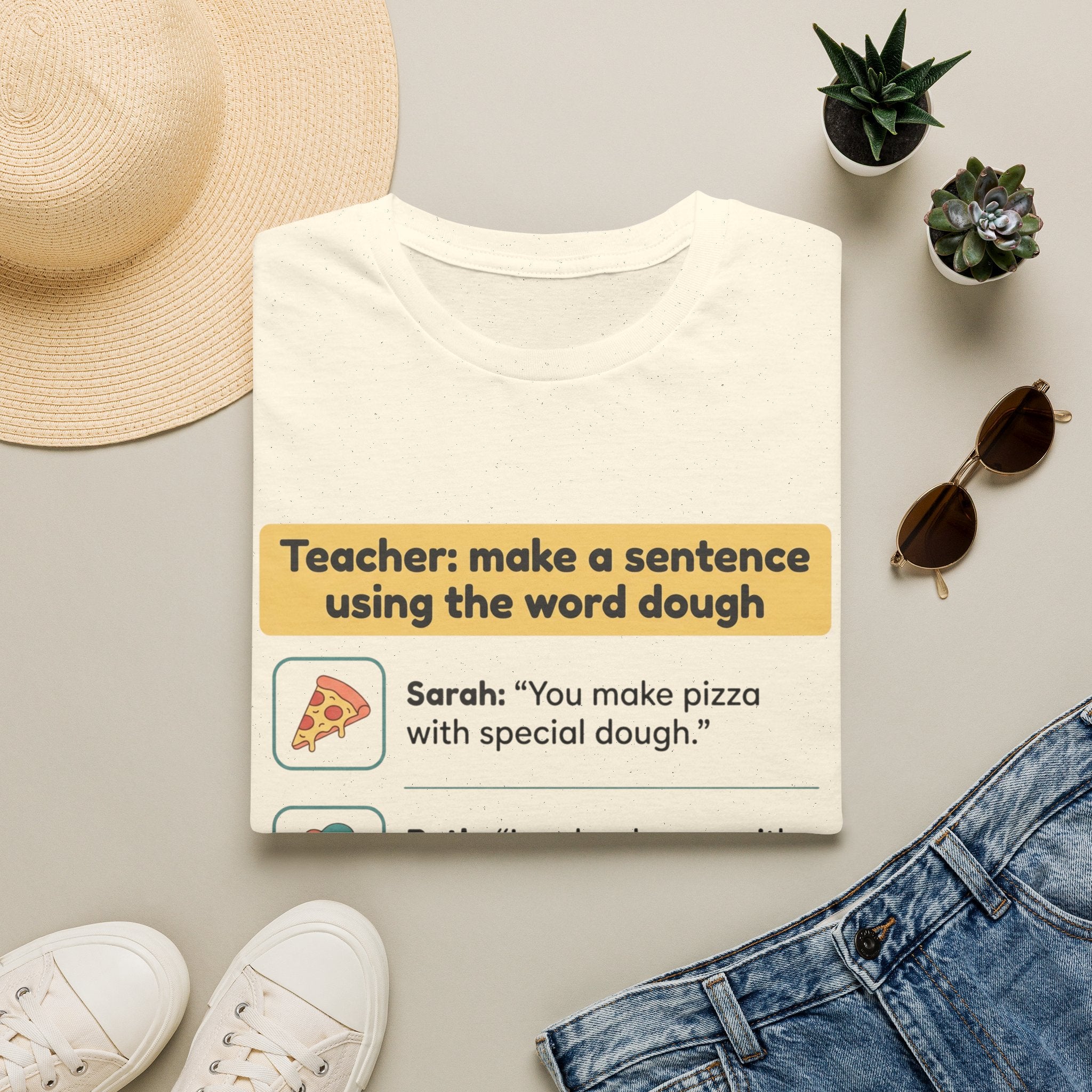 Teacher make a sentence T-shirt