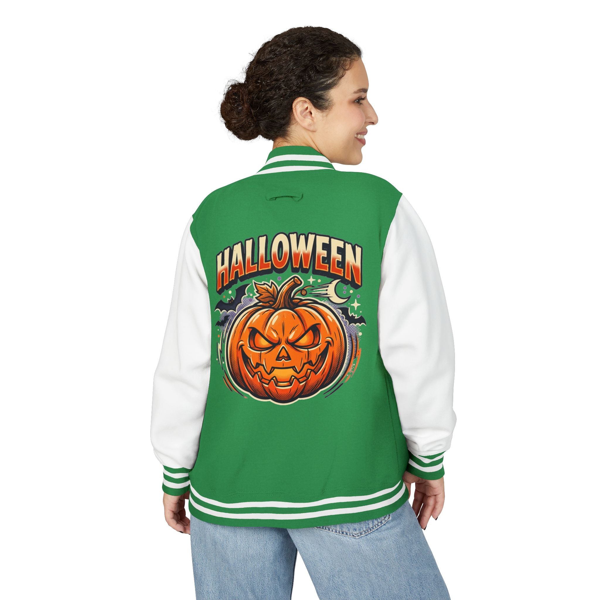 SNATCHED AND CARRY CO HALLOWEEN Letterman Jacket