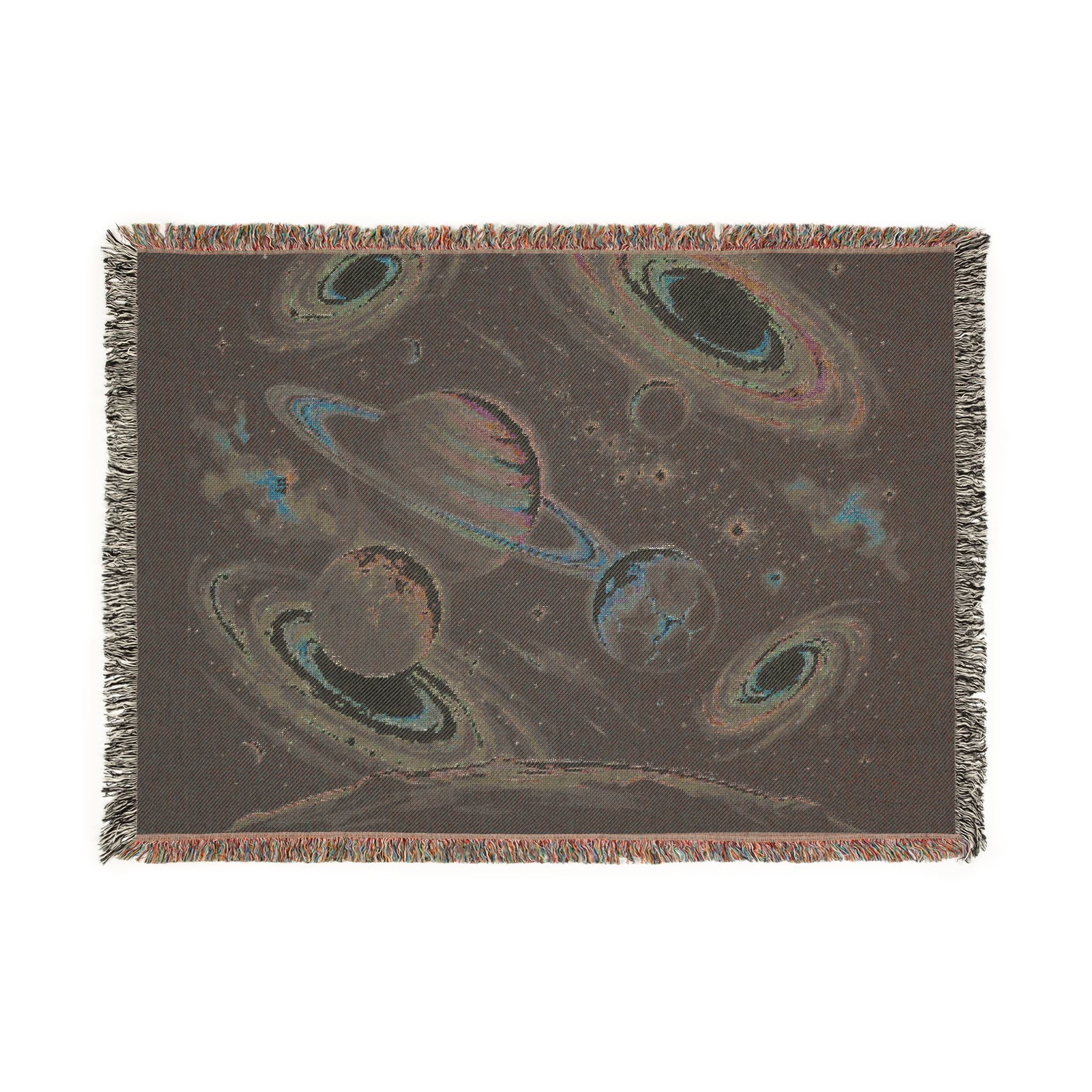 GALAXIES Woven Blanket