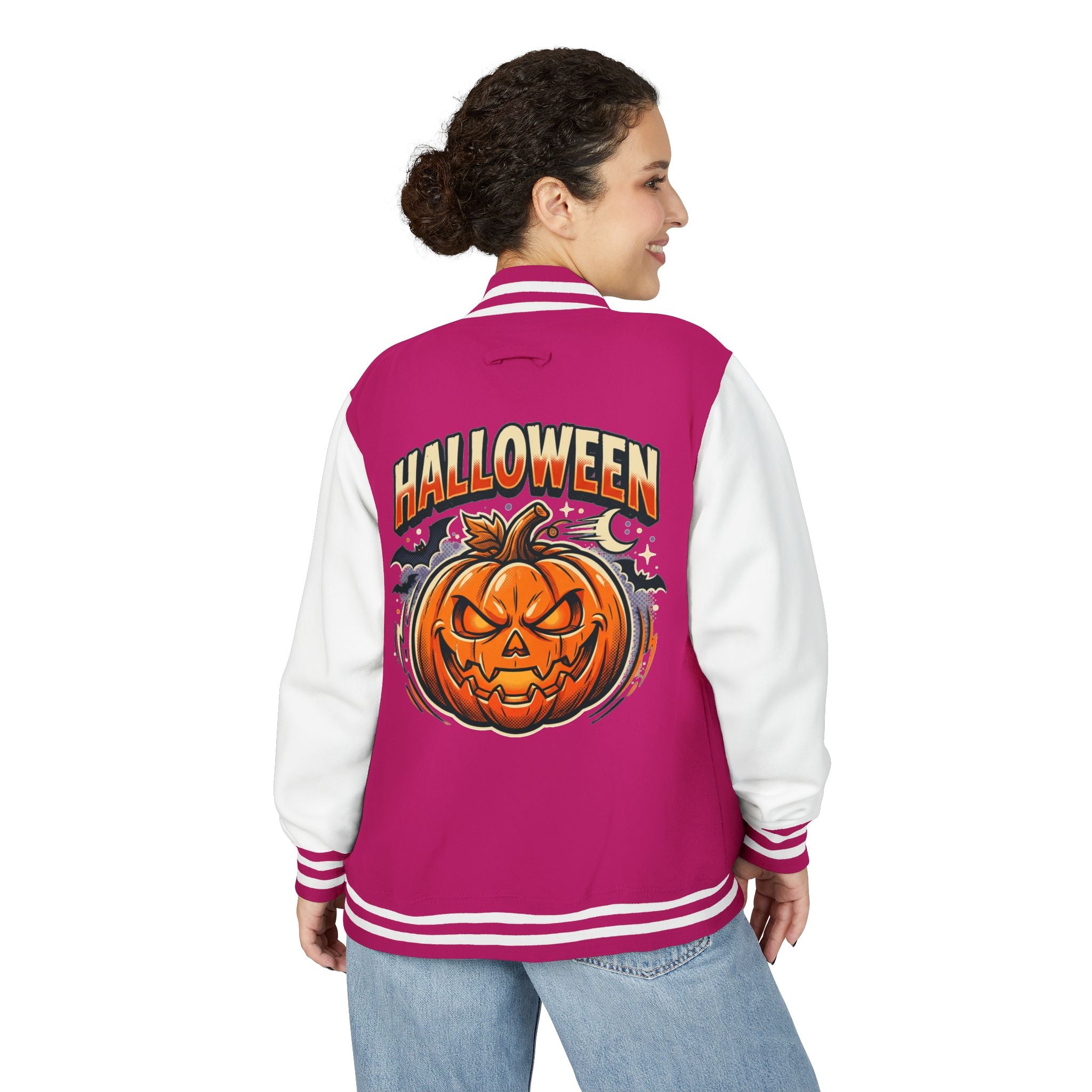 SNATCHED AND CARRY CO HALLOWEEN Letterman Jacket
