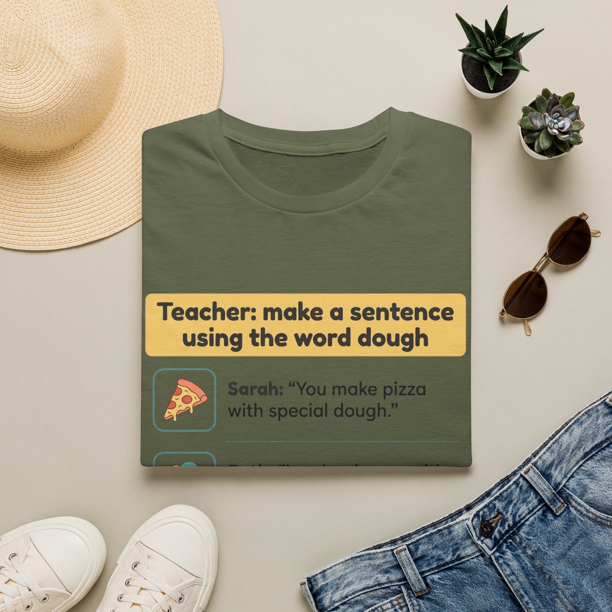 Teacher make a sentence T-shirt