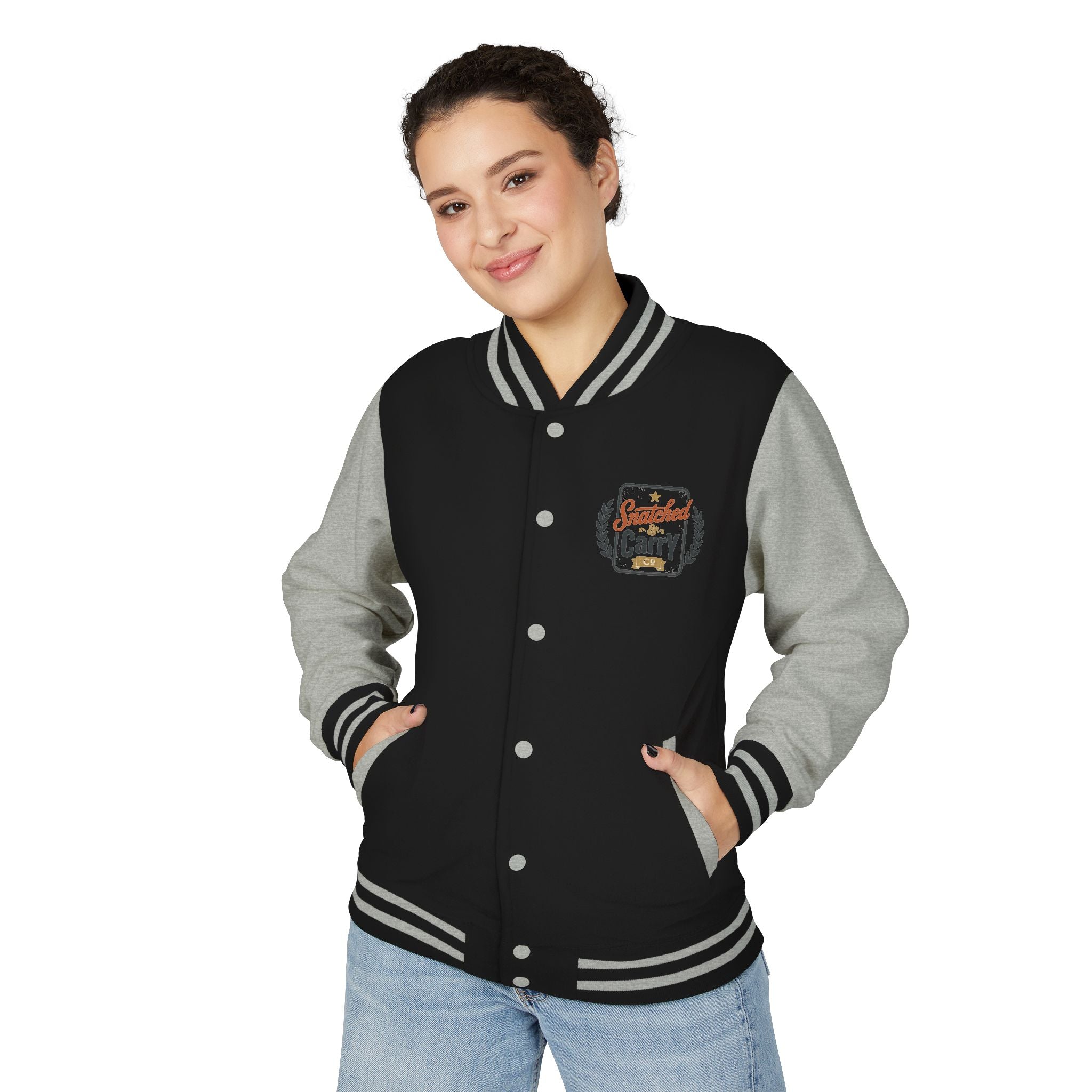 SNATCHED AND CARRY CO HALLOWEEN Letterman Jacket