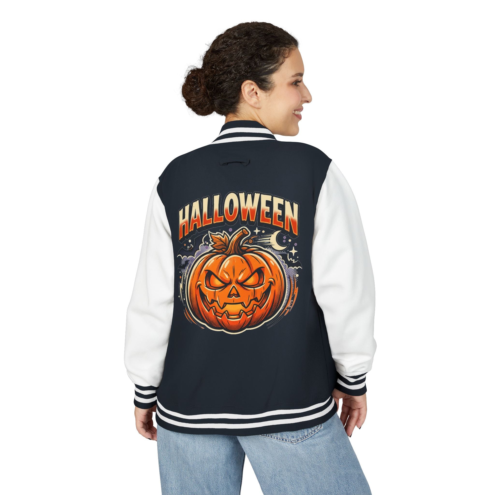 SNATCHED AND CARRY CO HALLOWEEN Letterman Jacket