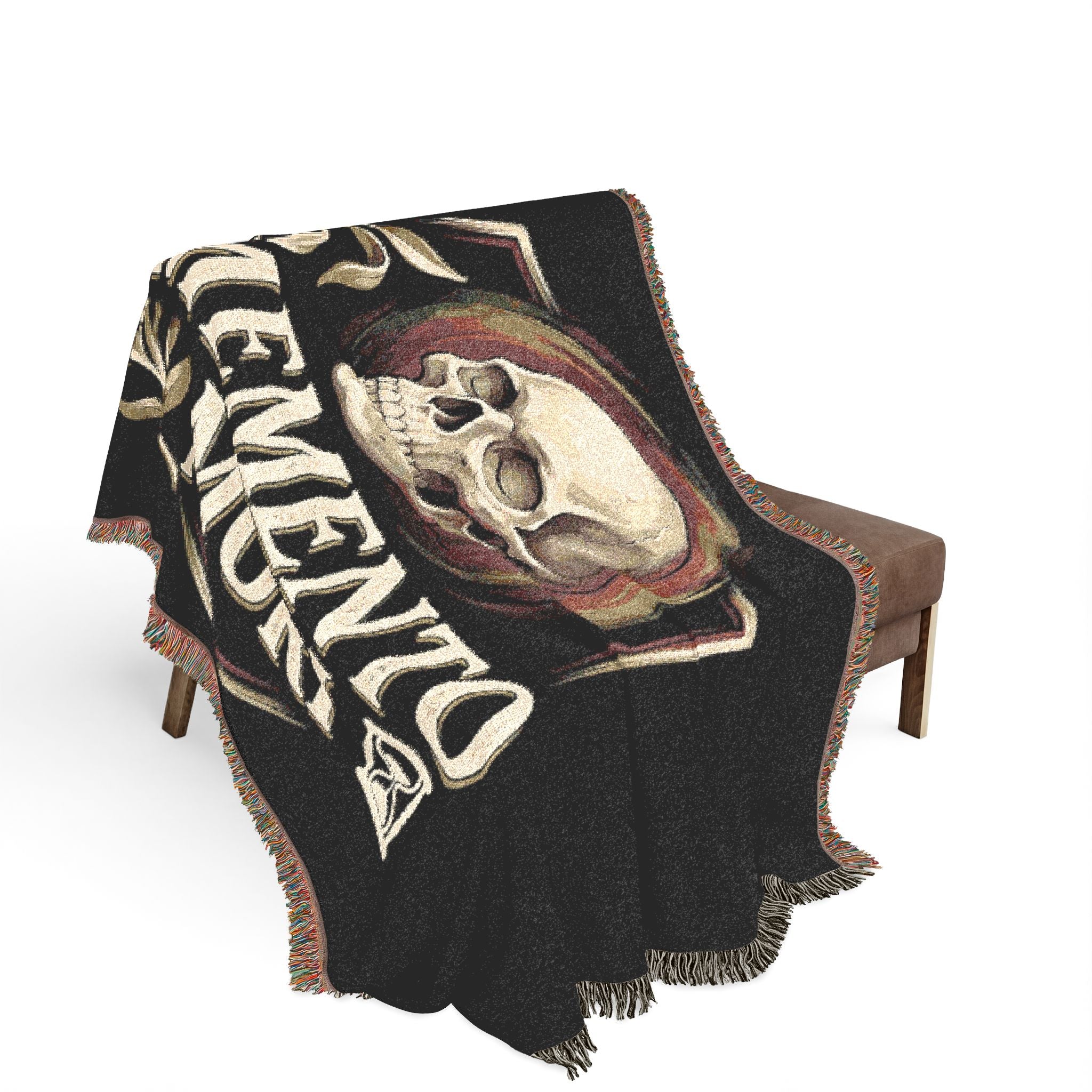 MOMENTO MORI Woven Blanket