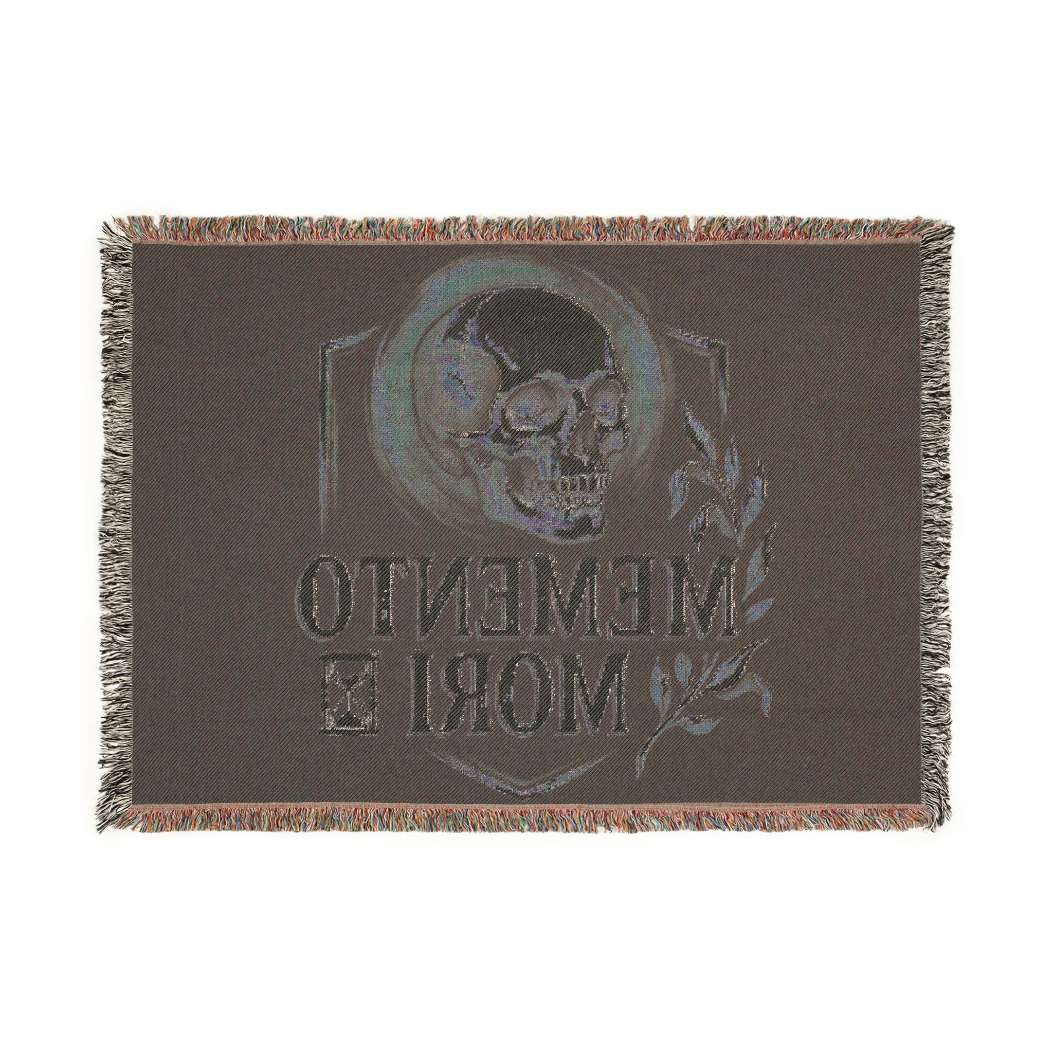 MOMENTO MORI Woven Blanket