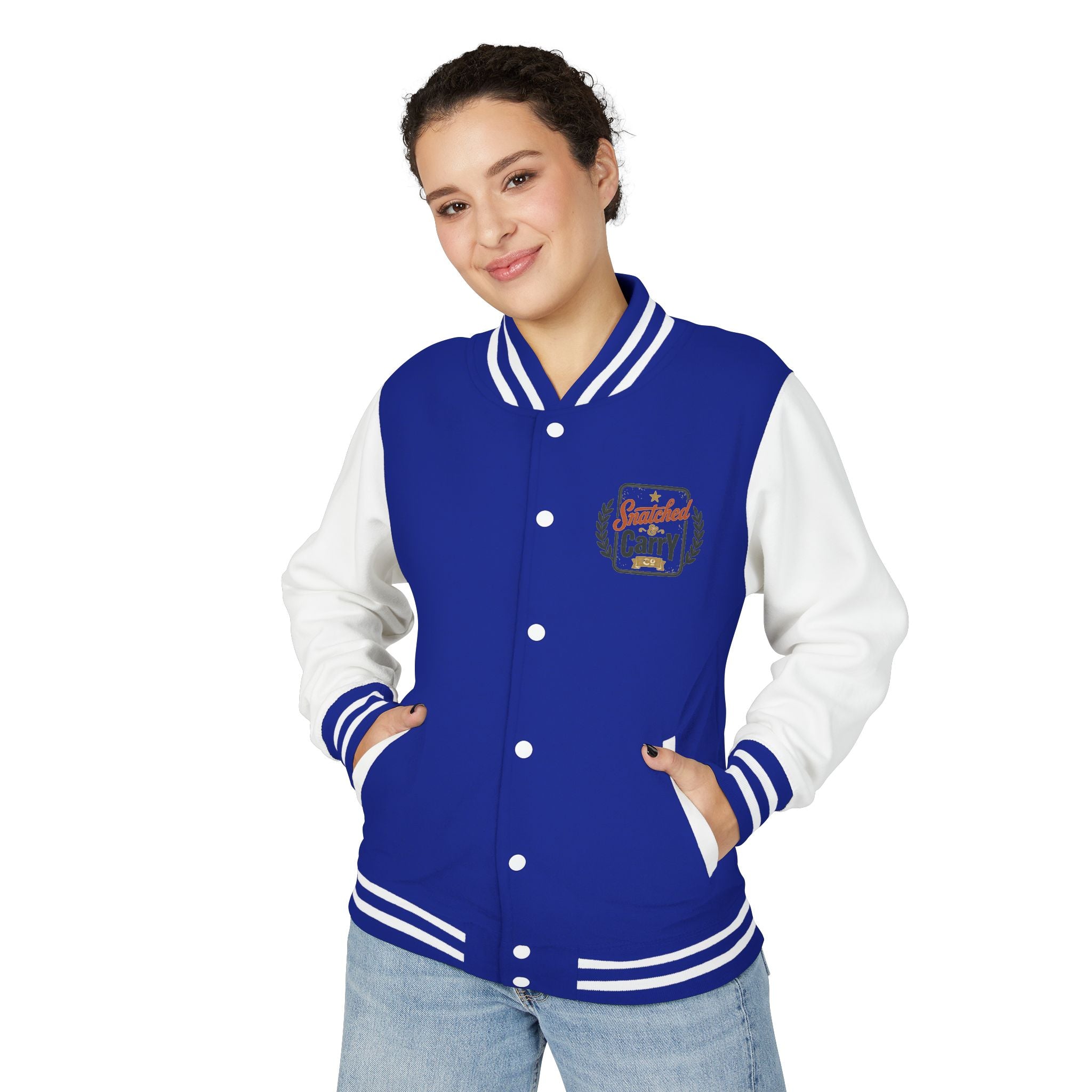 SNATCHED AND CARRY CO HALLOWEEN Letterman Jacket