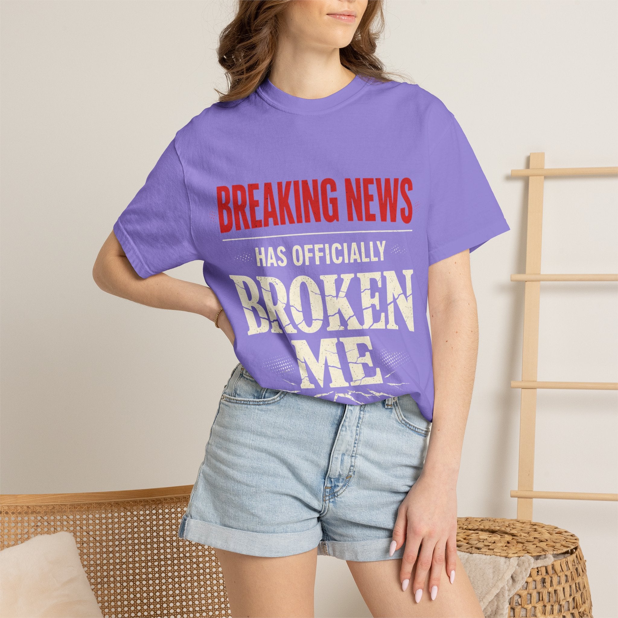 BREAKING NEWS has officially broken me T-shirt