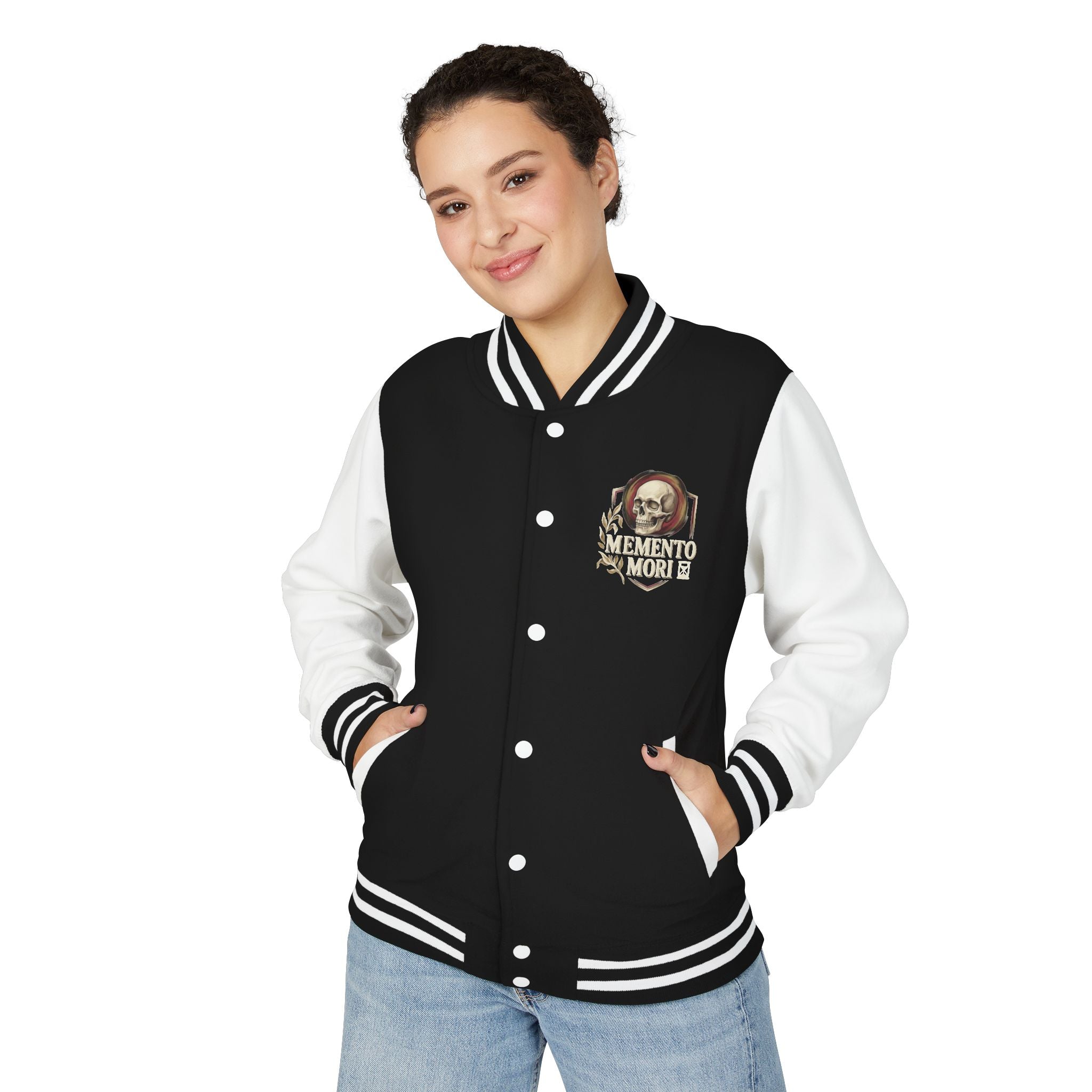 MOMENTO MORI Heavyweight Letterman Jacket