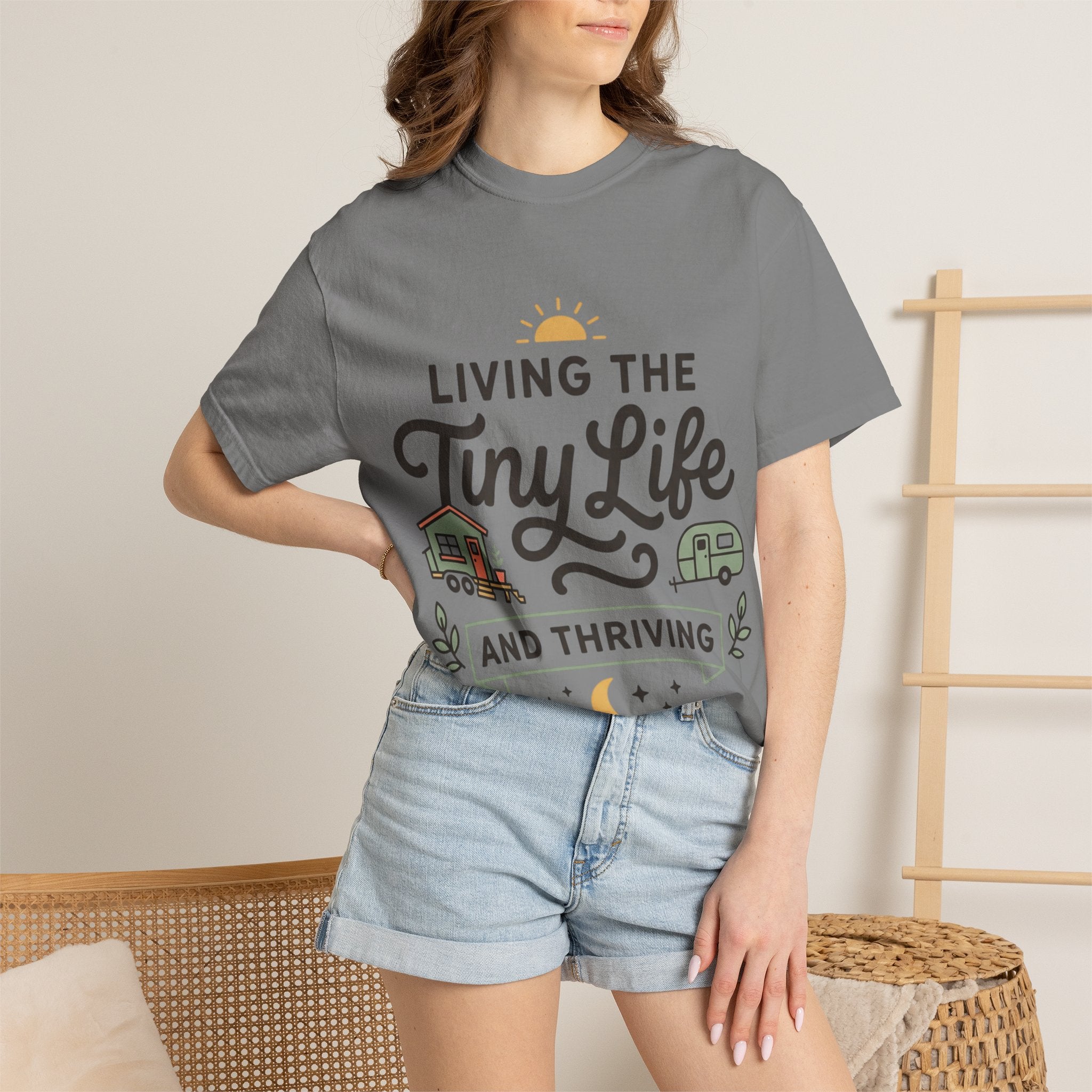 Living the tiny life and thriving Dyed T-shirt
