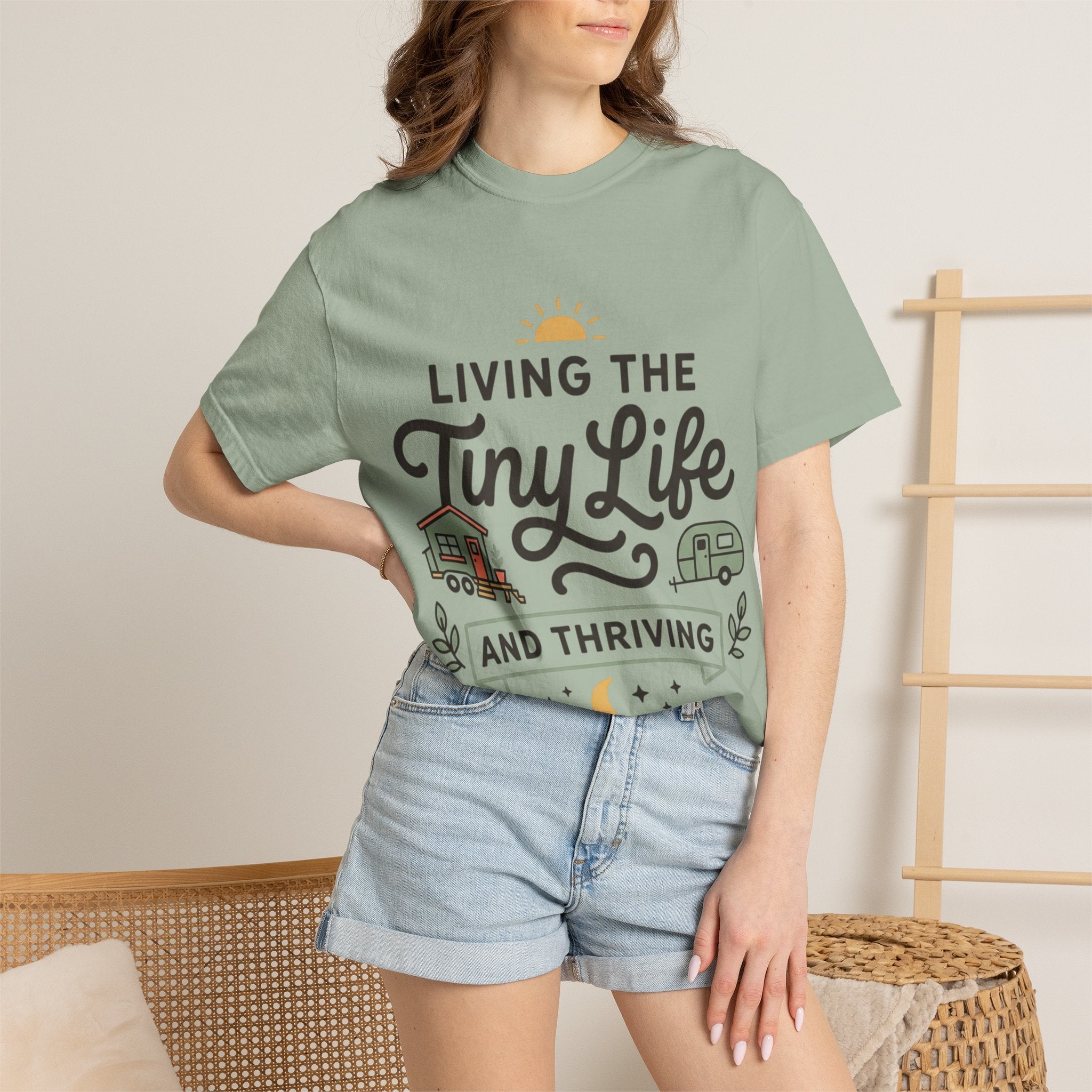 Living the tiny life and thriving Dyed T-shirt