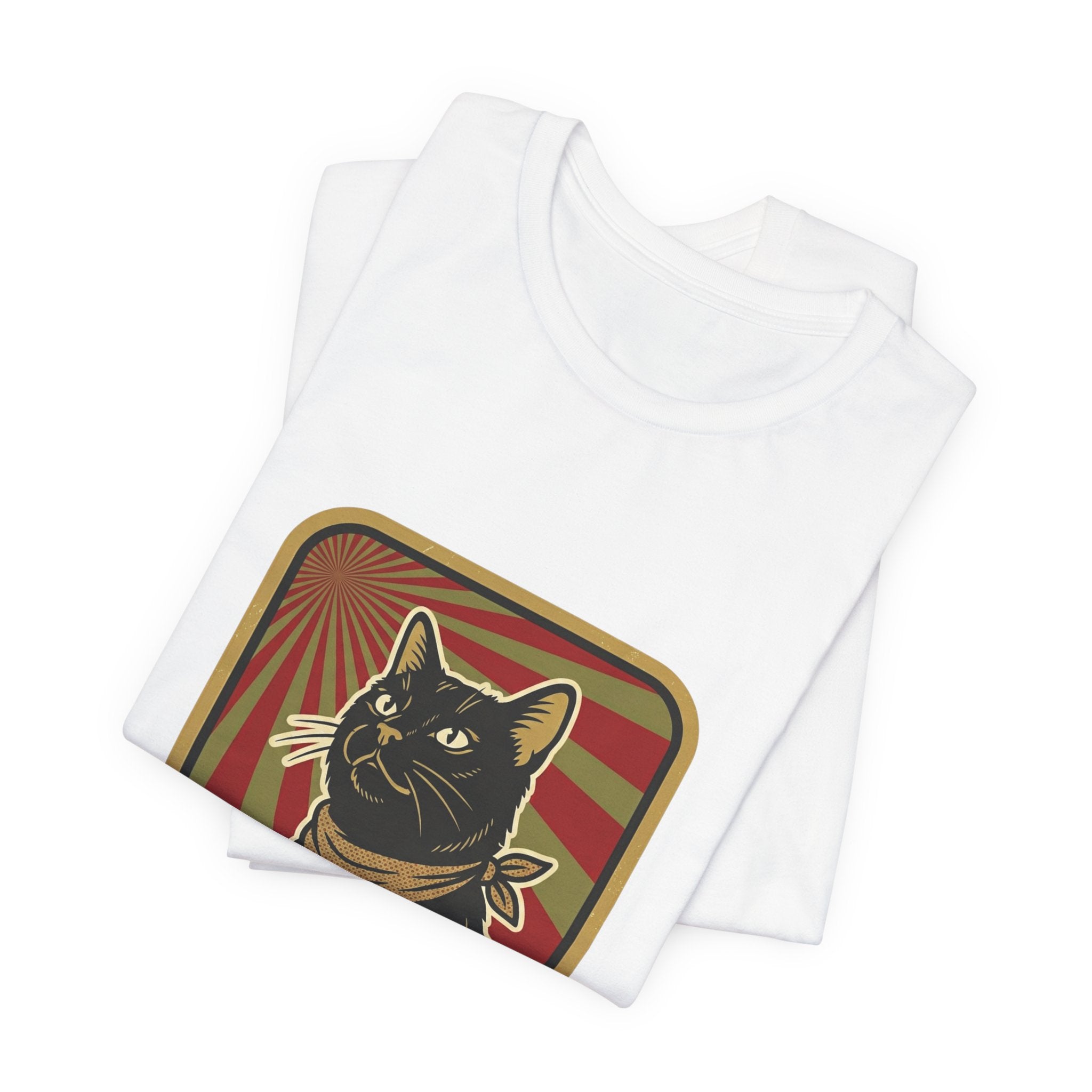 Cats Against Authoritarians T‑Shirt | Progressive Political Statement, Retro Protest Art