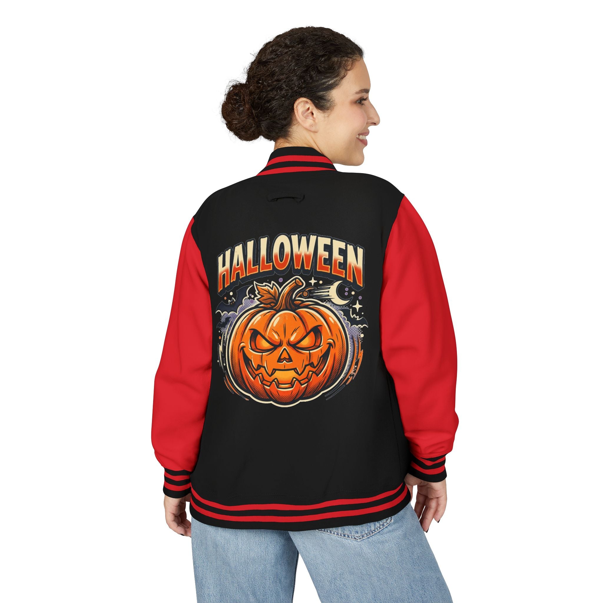 SNATCHED AND CARRY CO HALLOWEEN Letterman Jacket