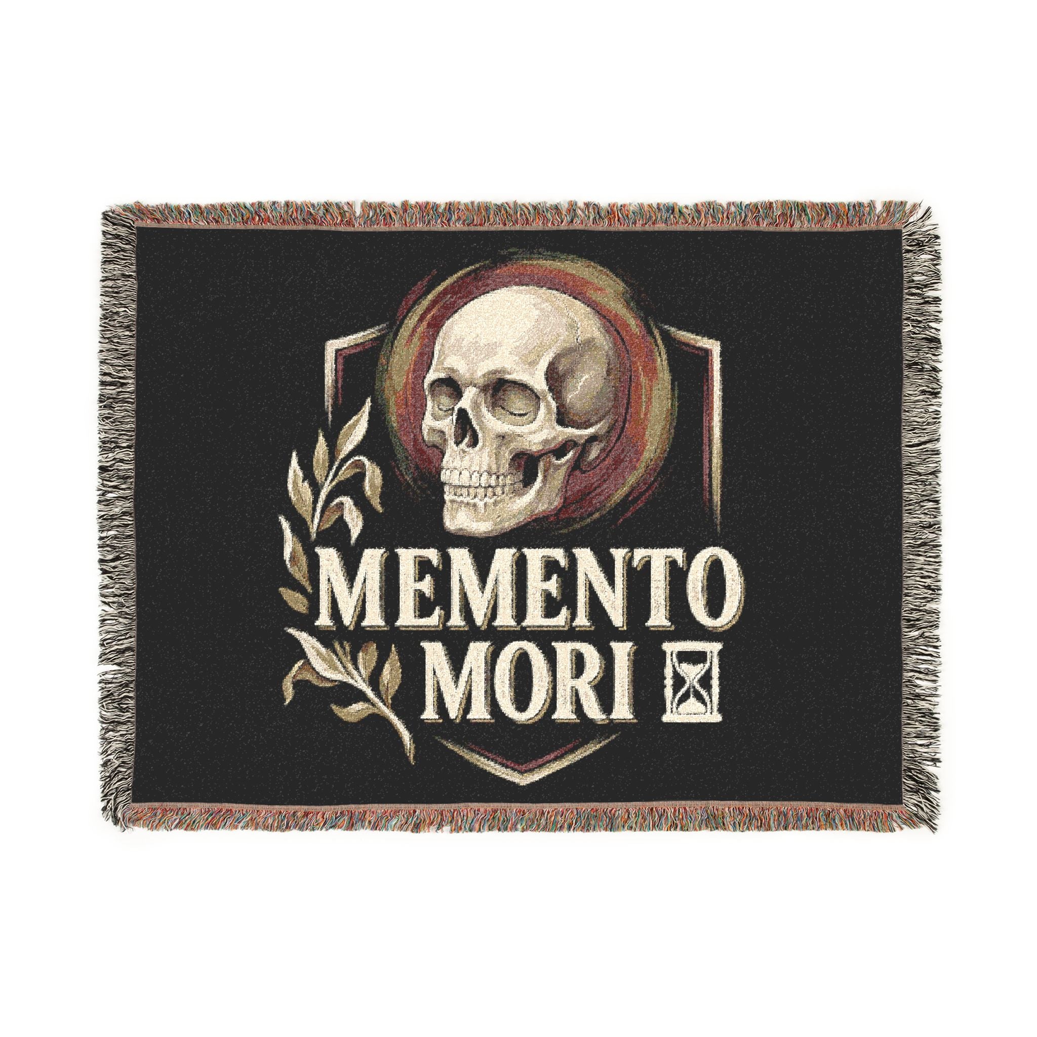 MOMENTO MORI Woven Blanket
