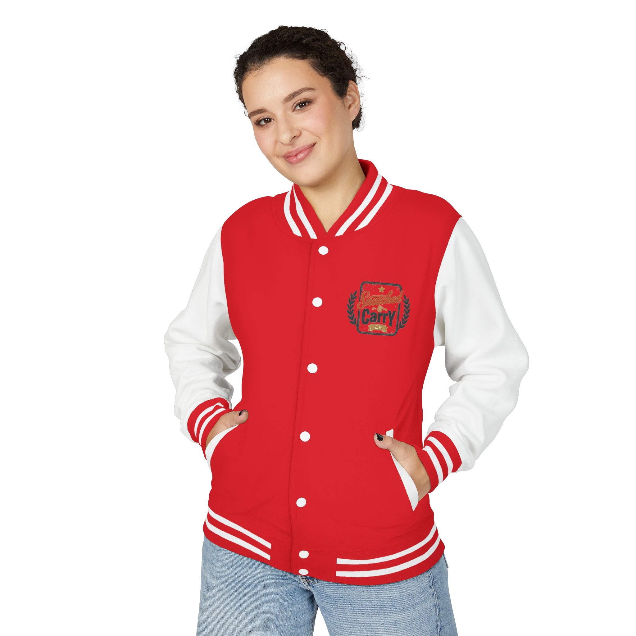 SNATCHED AND CARRY CO HALLOWEEN Letterman Jacket