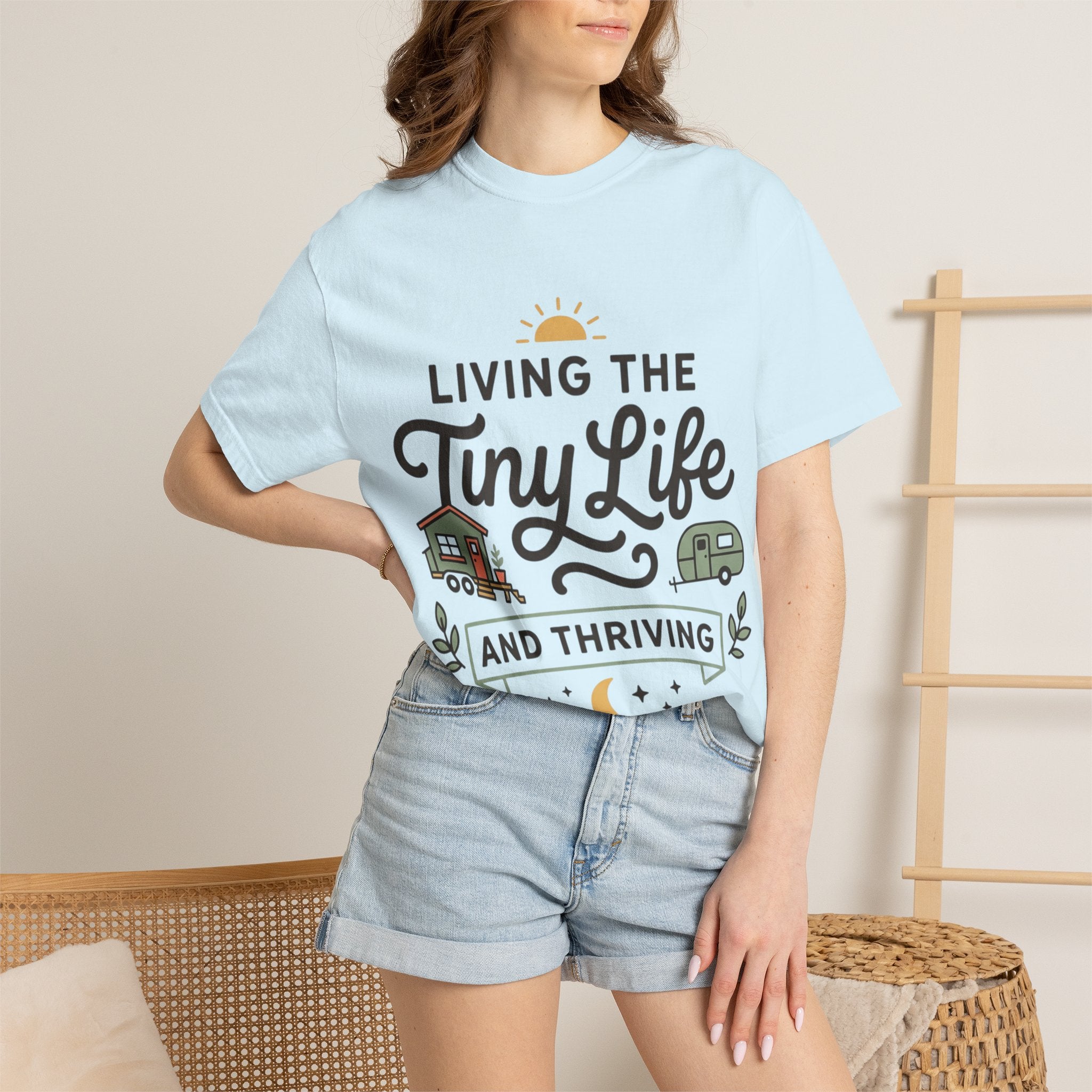 Living the tiny life and thriving Dyed T-shirt