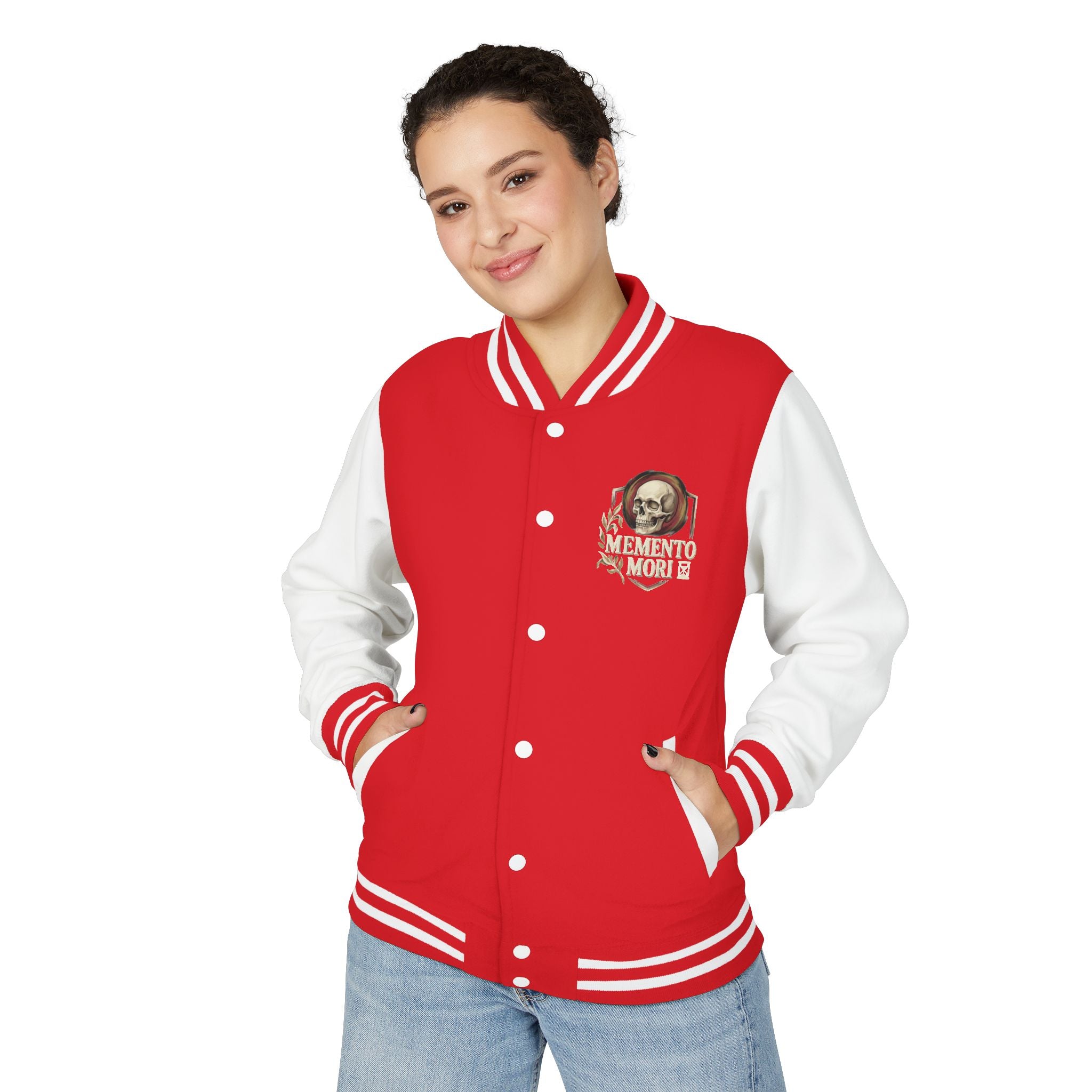MOMENTO MORI Heavyweight Letterman Jacket