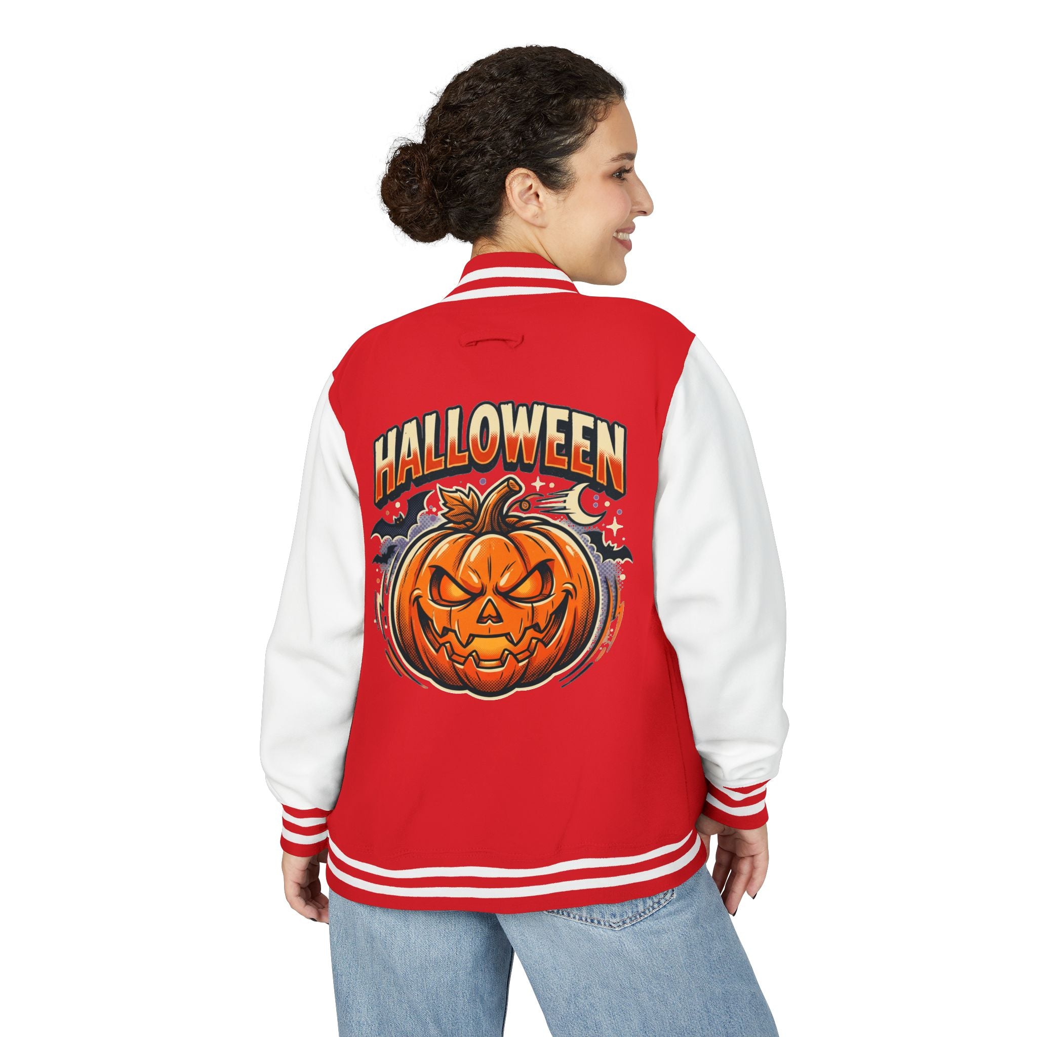 SNATCHED AND CARRY CO HALLOWEEN Letterman Jacket