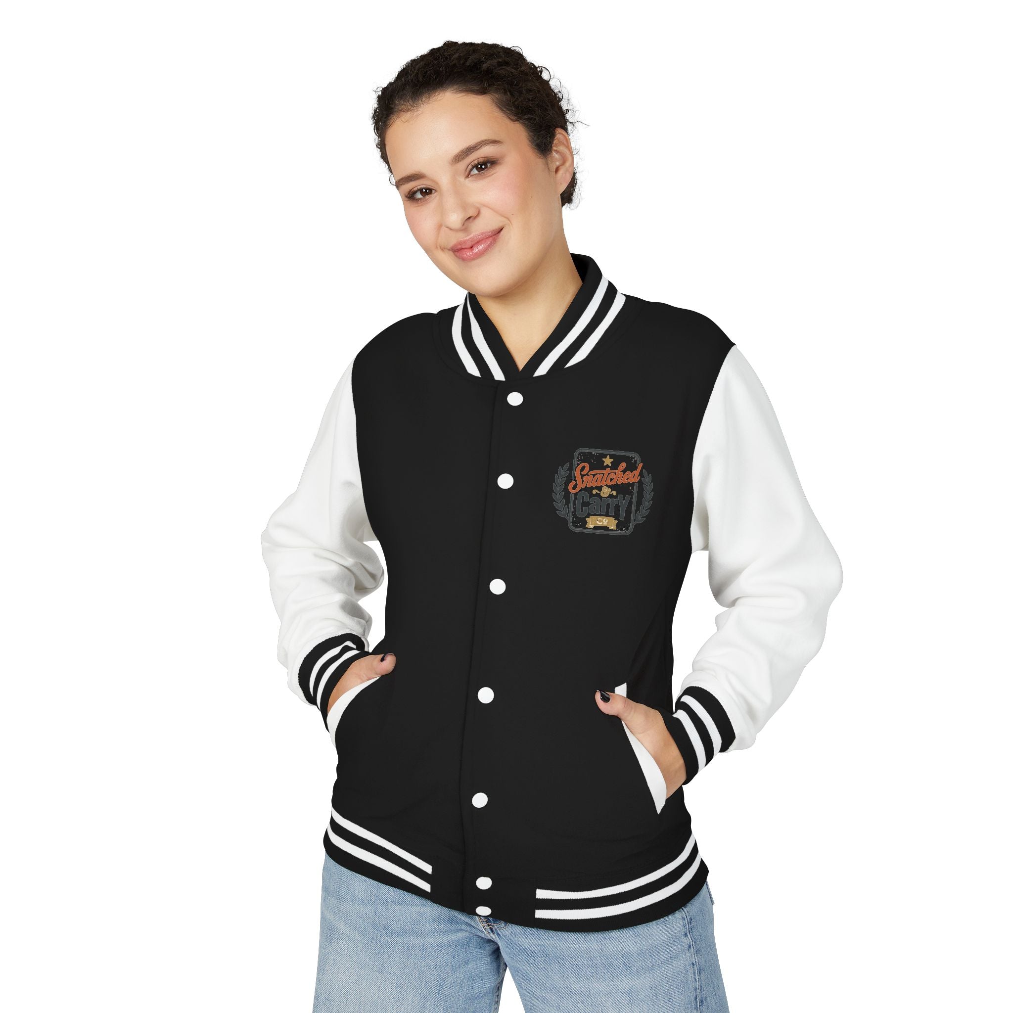 SNATCHED AND CARRY CO HALLOWEEN Letterman Jacket