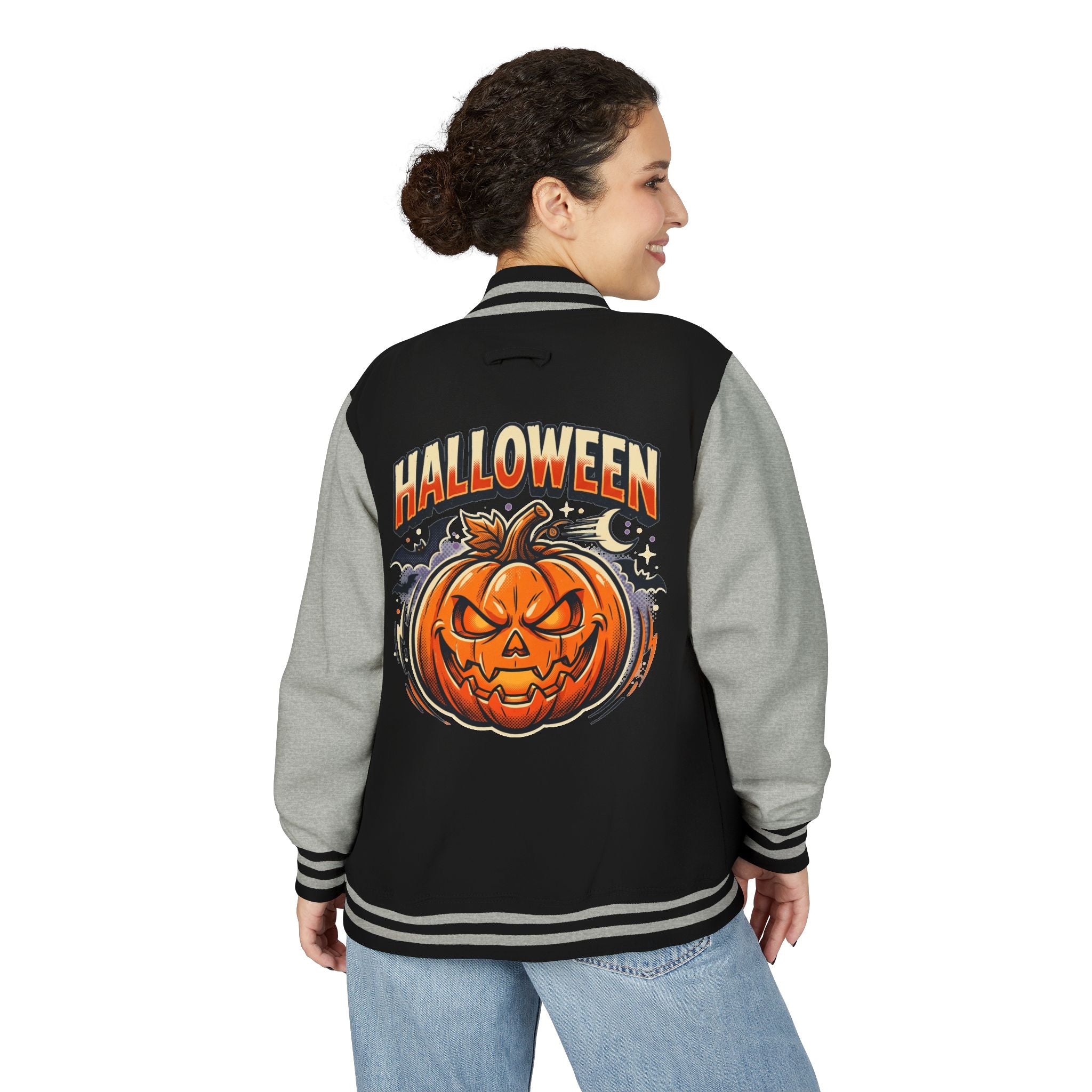 SNATCHED AND CARRY CO HALLOWEEN Letterman Jacket