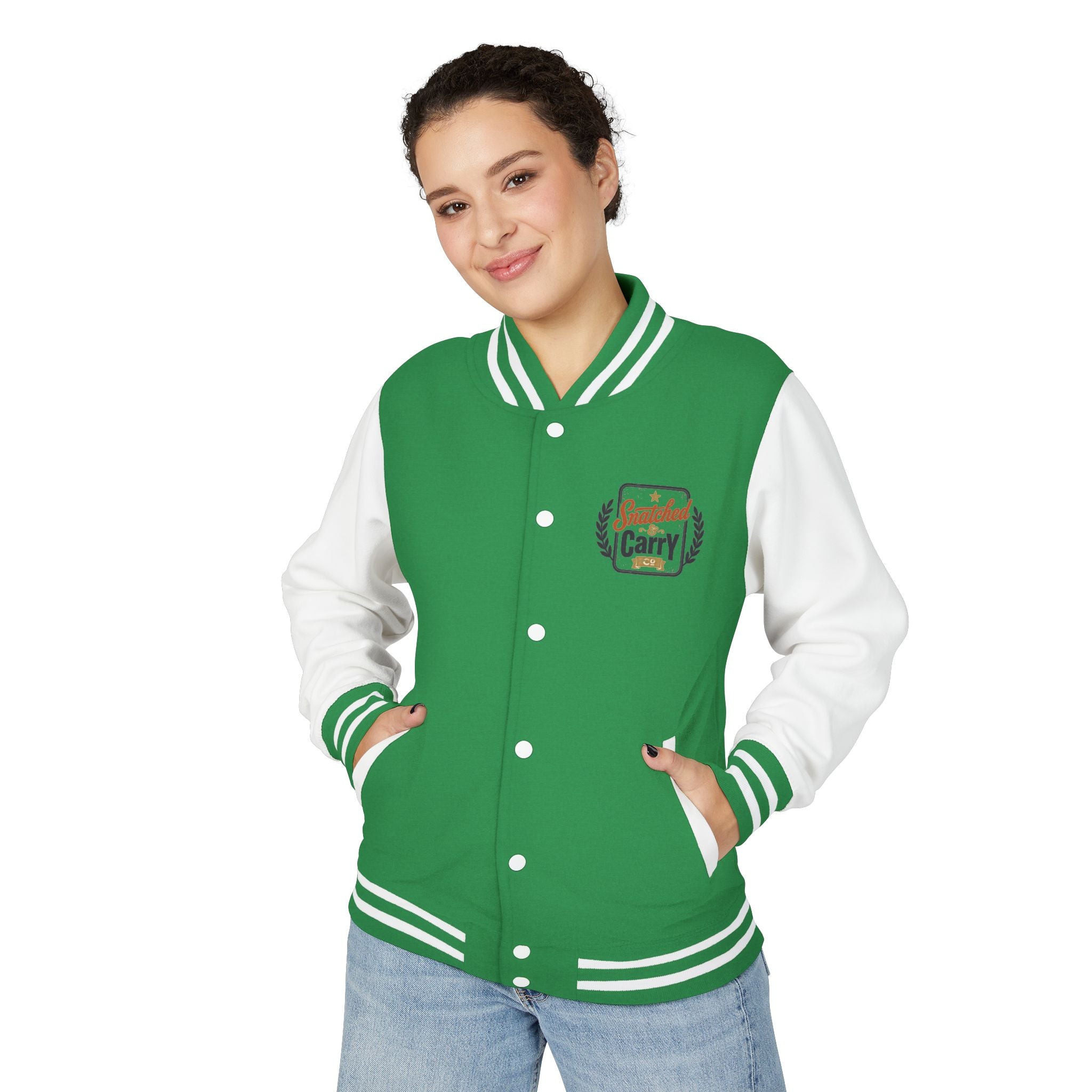 SNATCHED AND CARRY CO HALLOWEEN Letterman Jacket