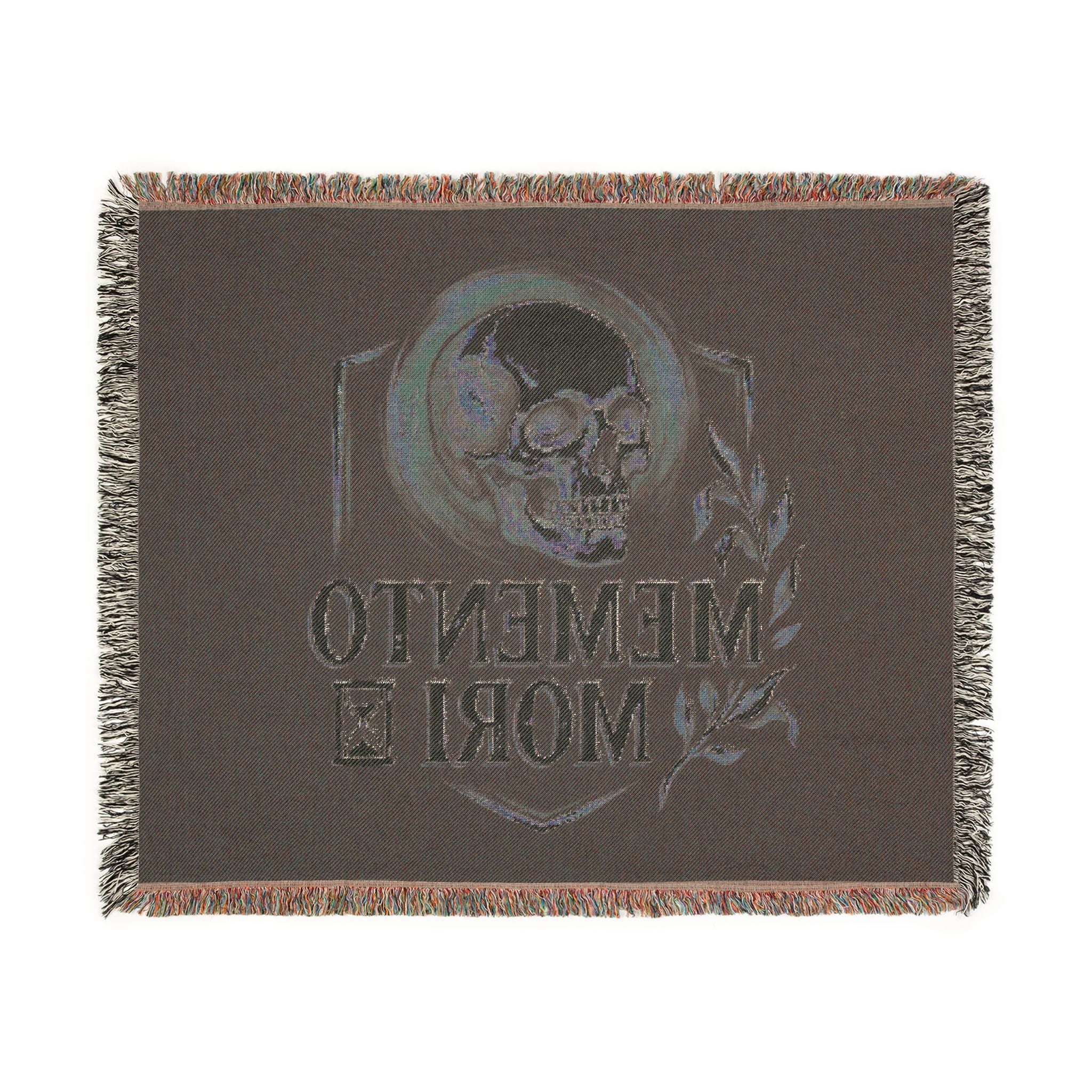 MOMENTO MORI Woven Blanket