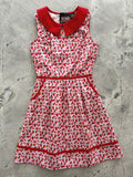 Berry Cherry Collared Dress - Medium only