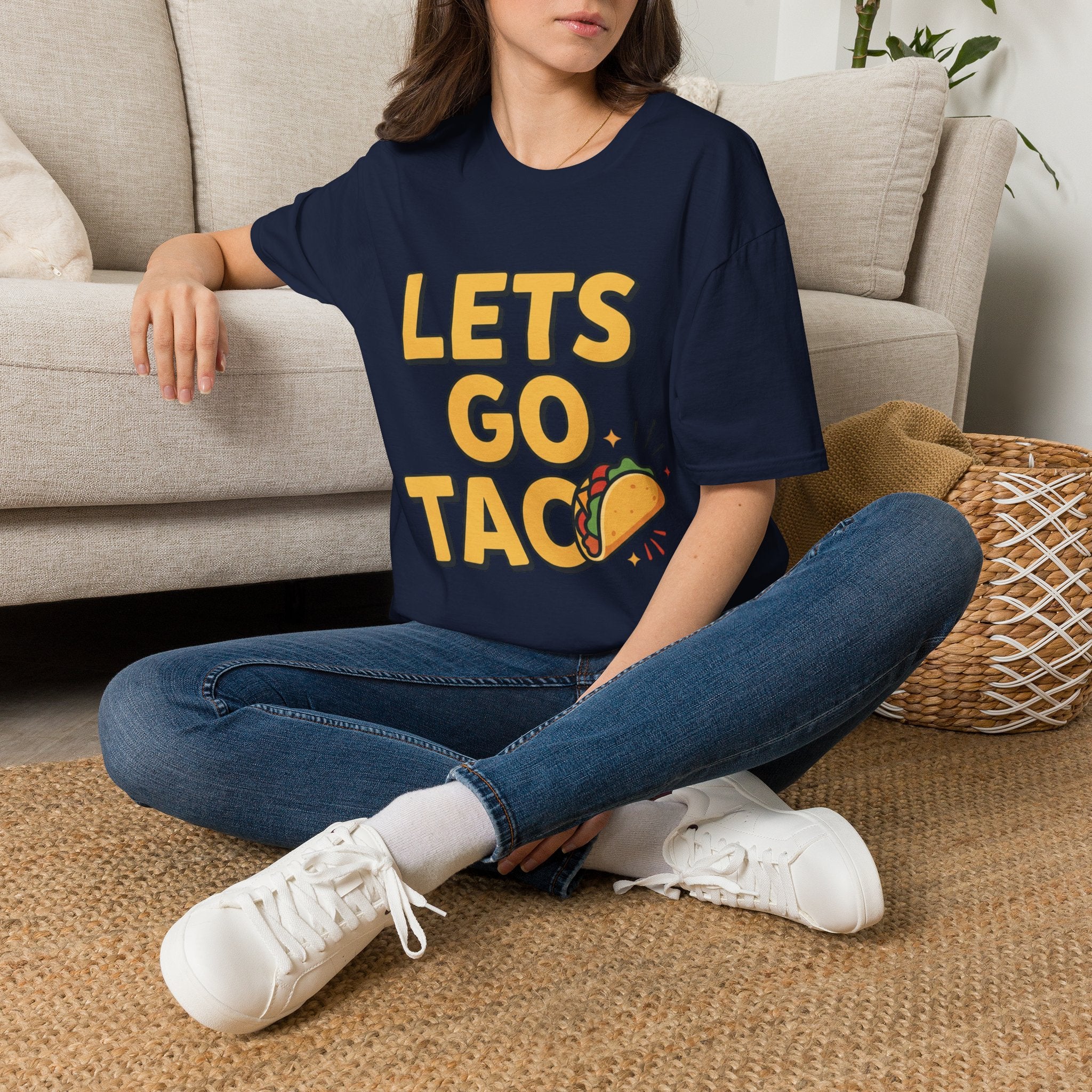 Let’s go taco single sided T-Shirt