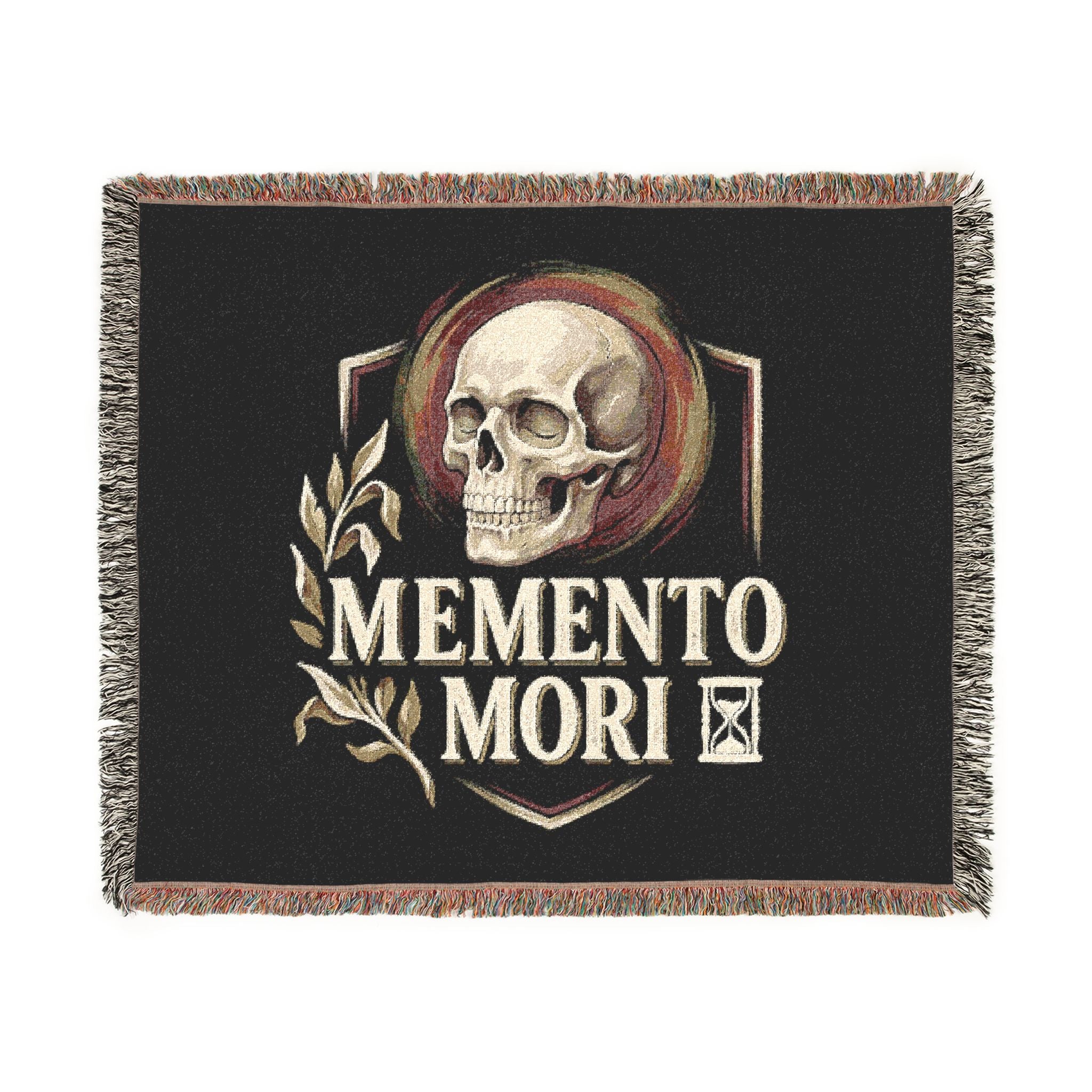 MOMENTO MORI Woven Blanket