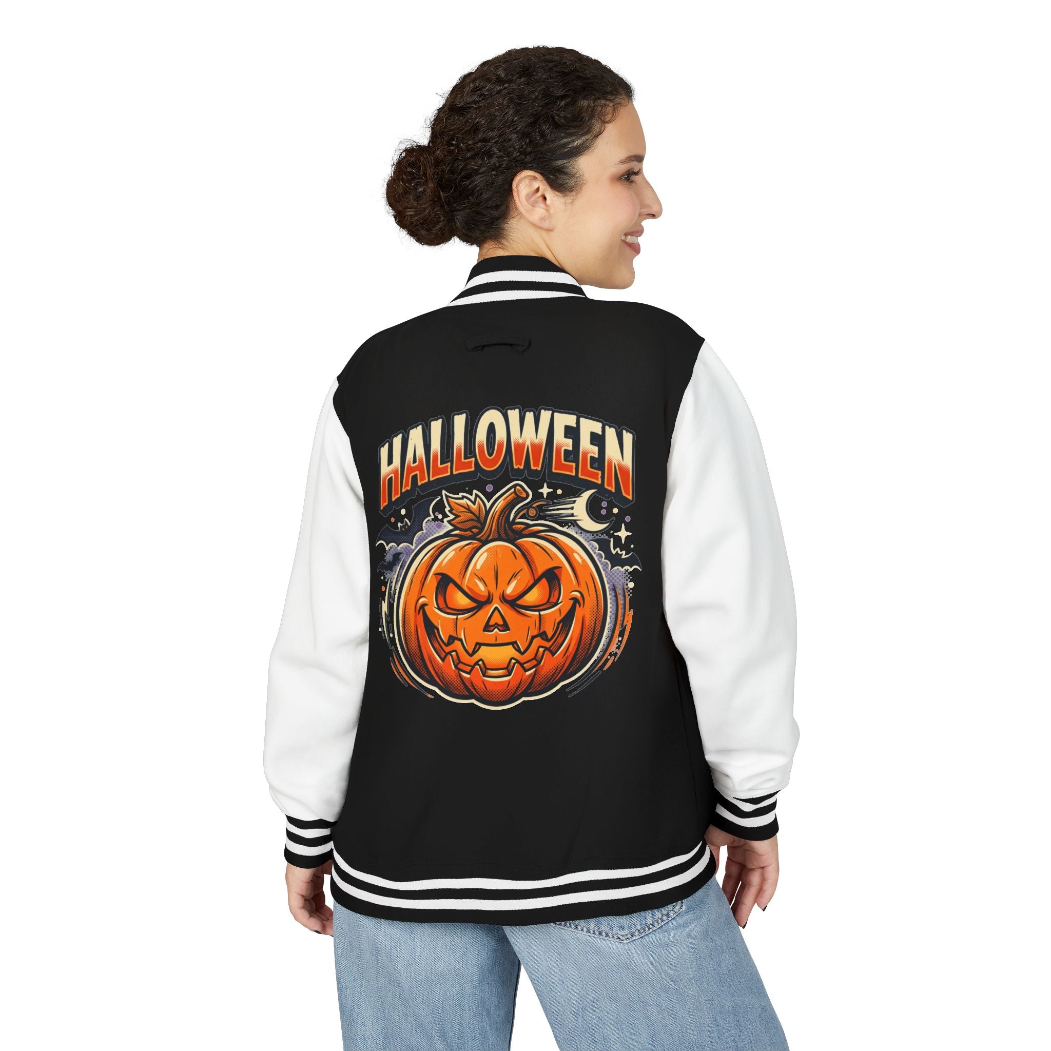 SNATCHED AND CARRY CO HALLOWEEN Letterman Jacket