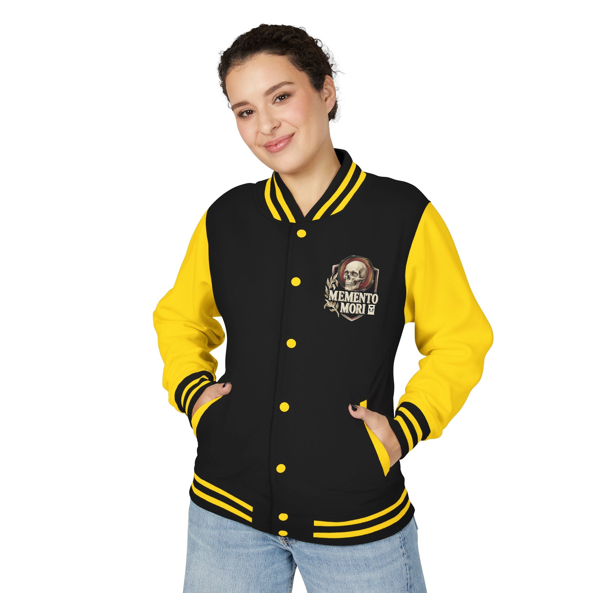 MOMENTO MORI Heavyweight Letterman Jacket