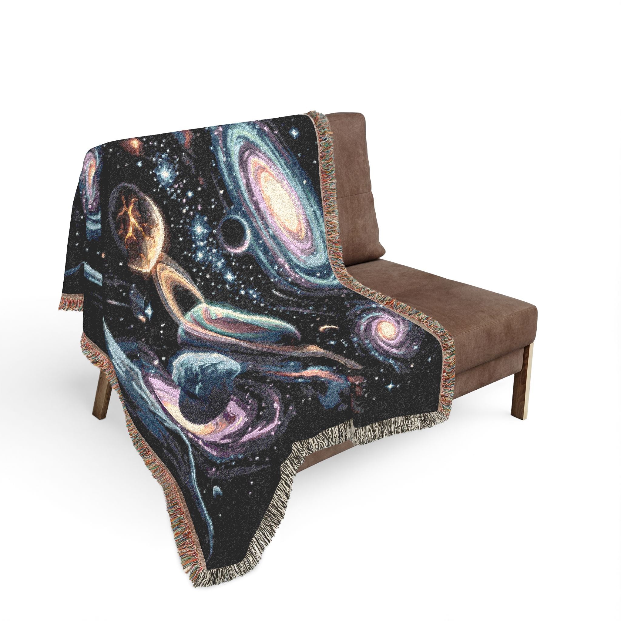 GALAXIES Woven Blanket