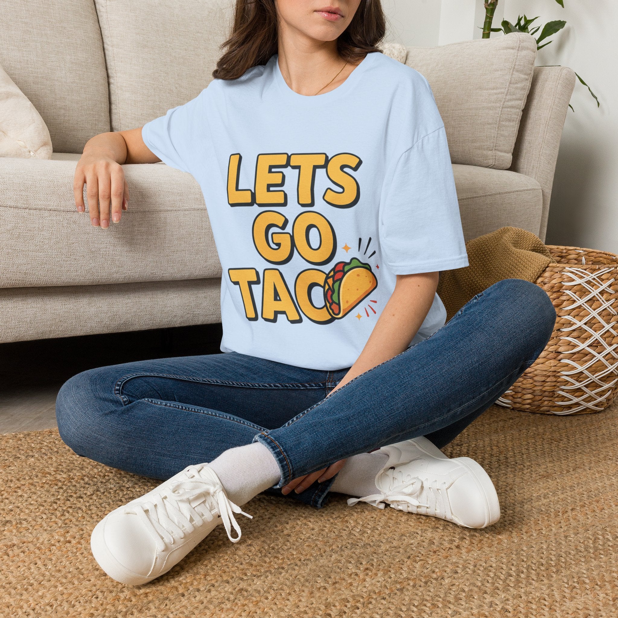Let’s go taco single sided T-Shirt