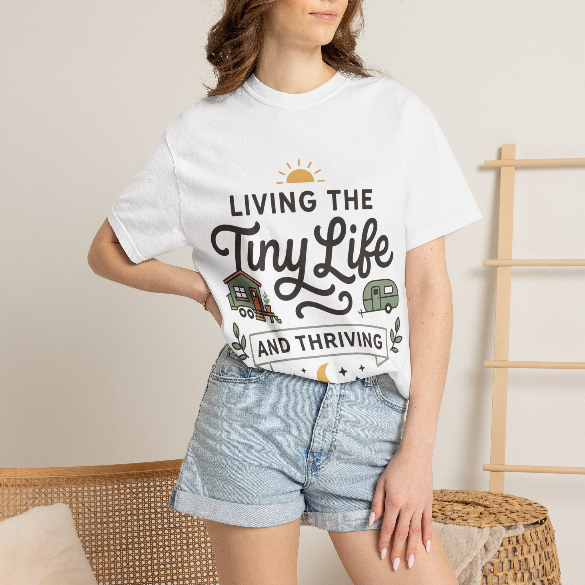 Living the tiny life and thriving Dyed T-shirt